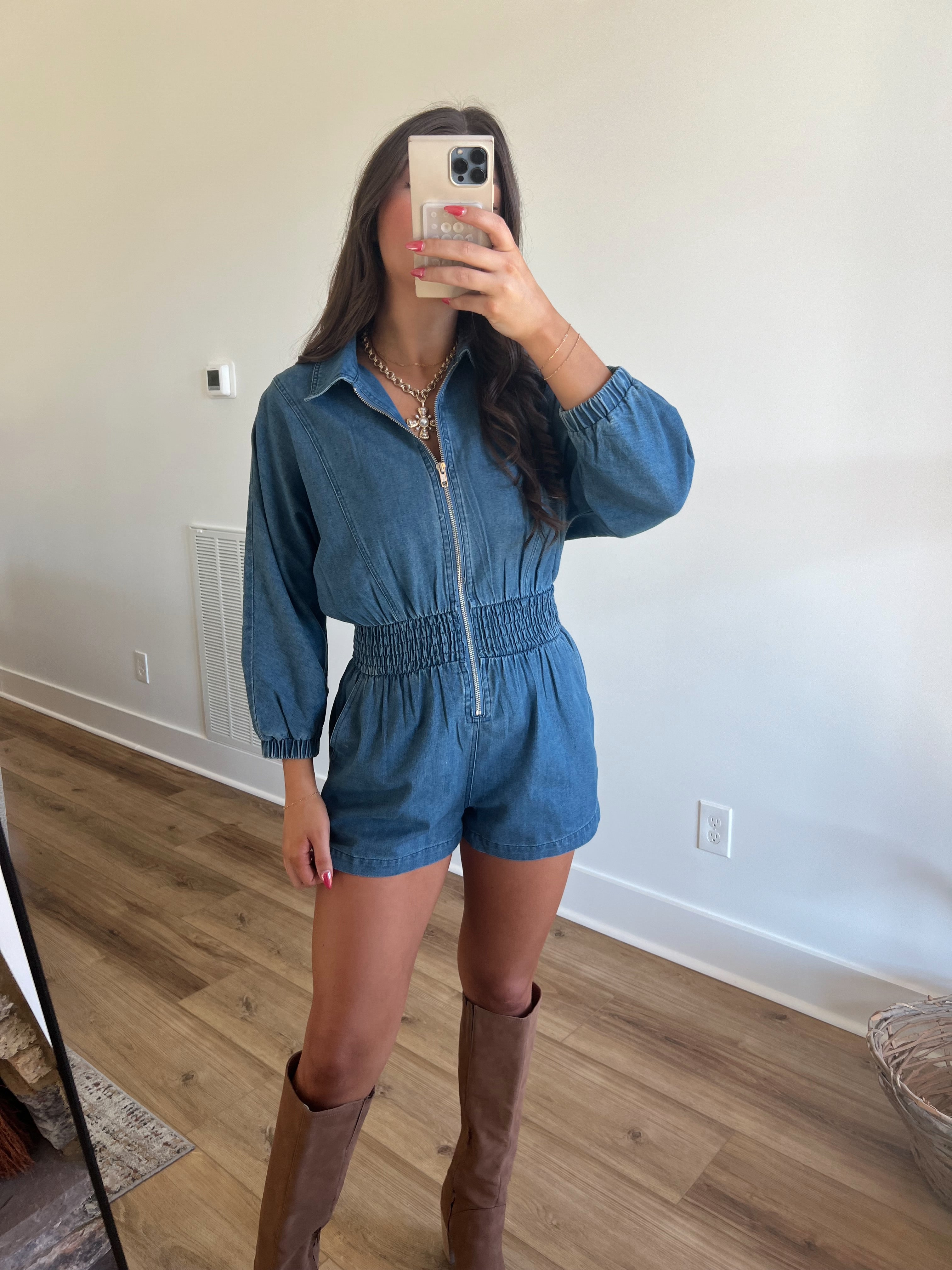Denim Days Romper