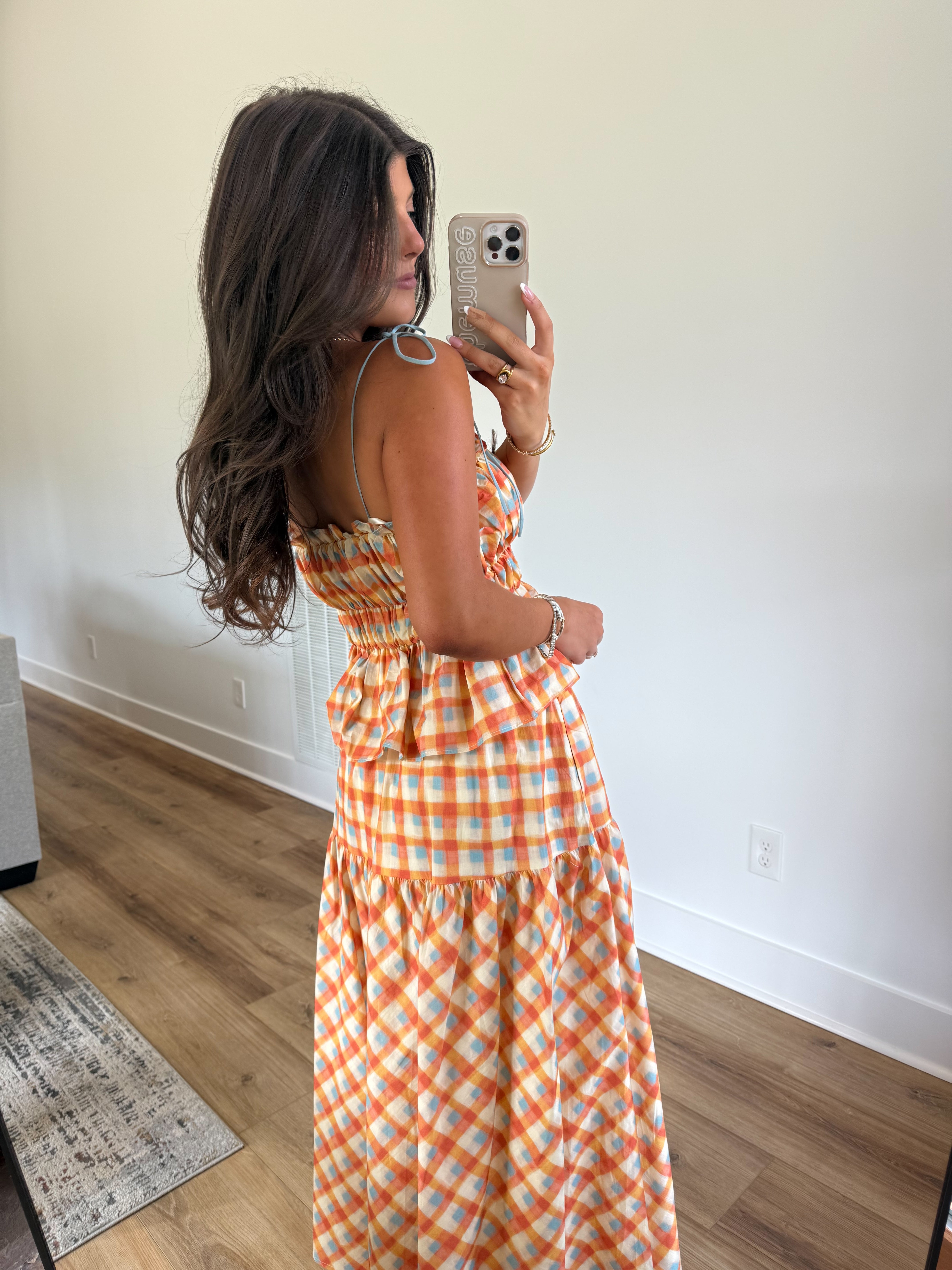 Apricot Picnic Maxi Set