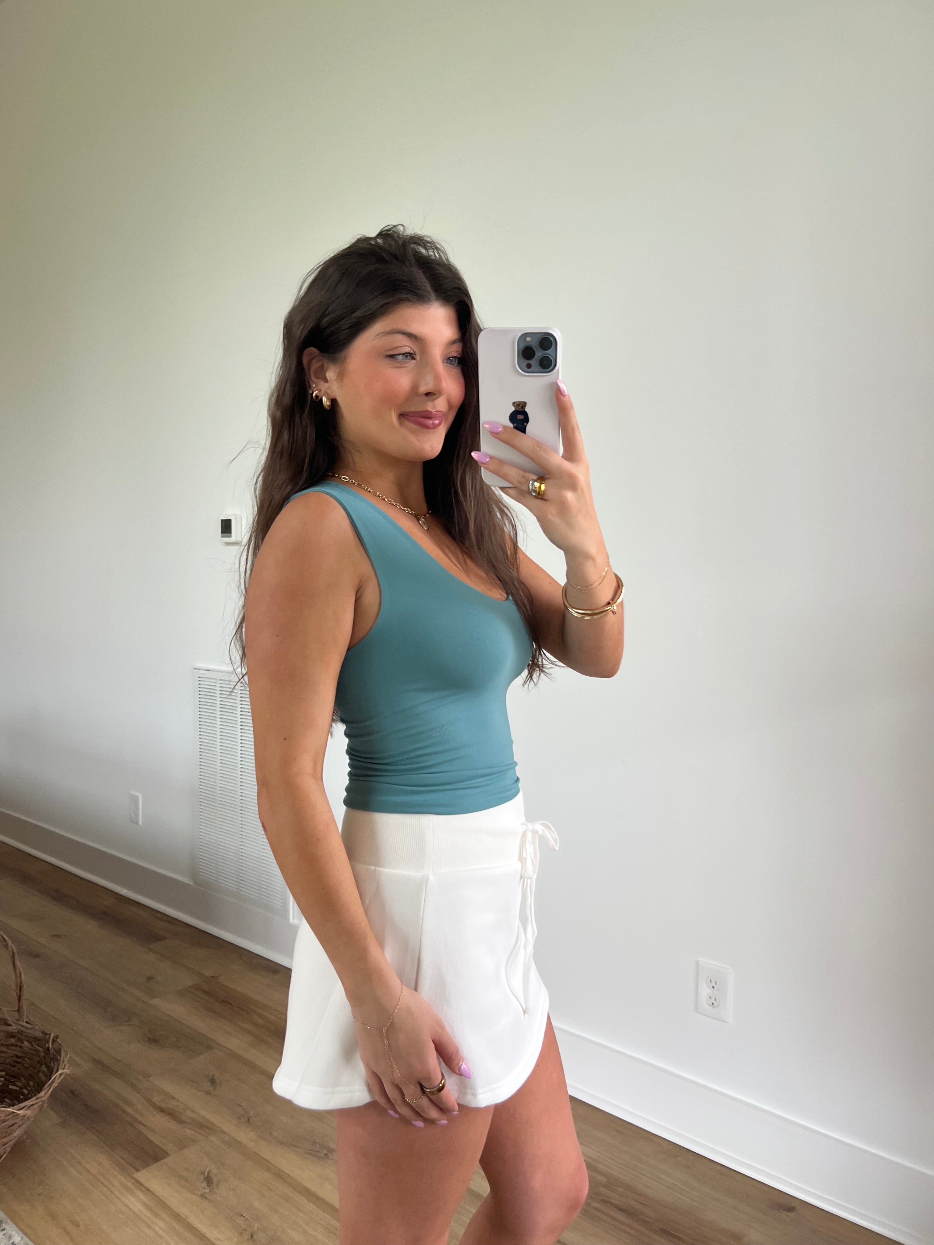 (Aquamarine) Double Lined Seamless Tank