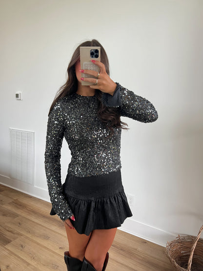 Cheers Sequin Top