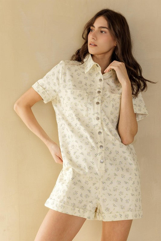 Callie Ditsy Floral Romper