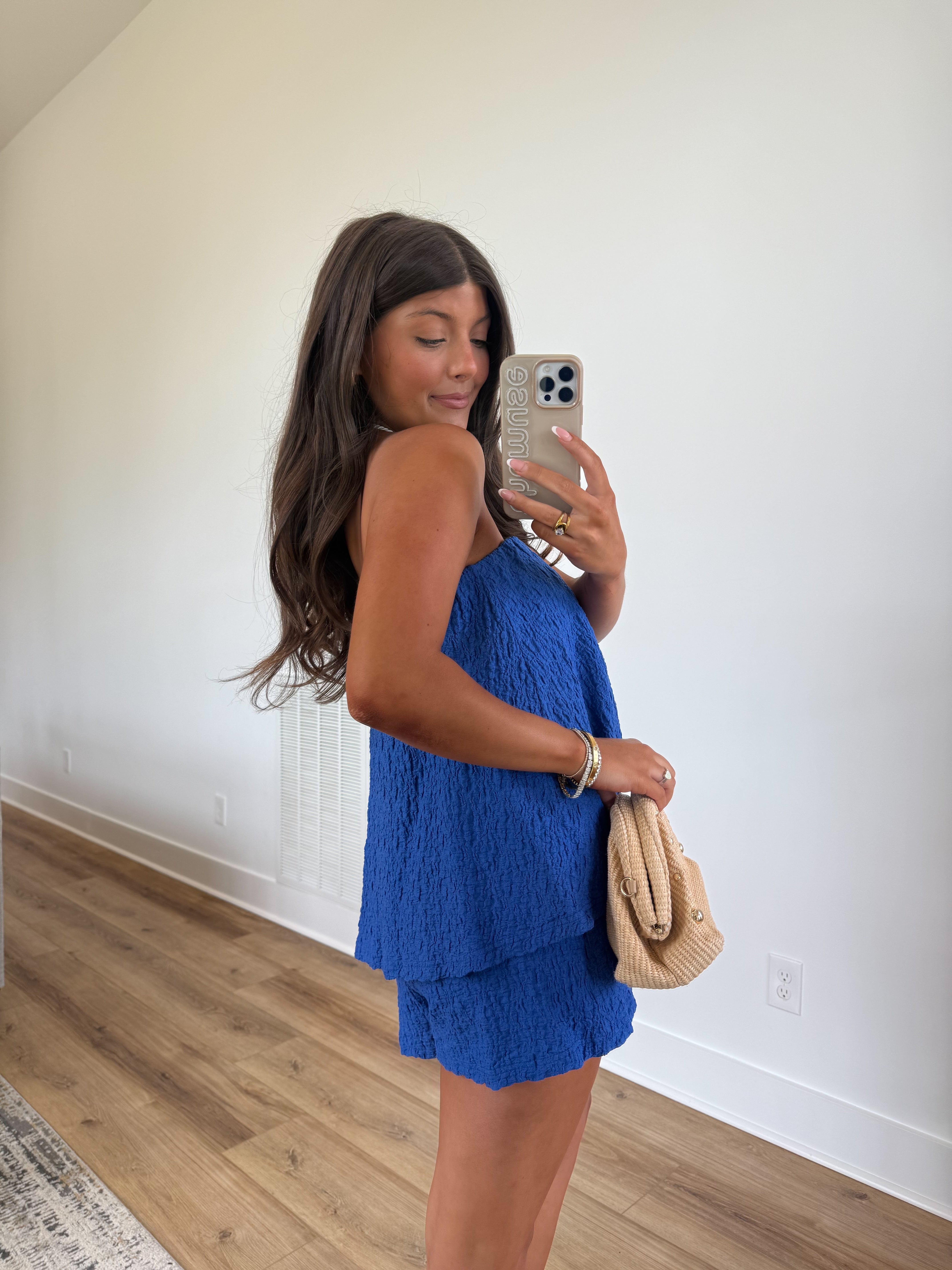 Santorini Blue Romper