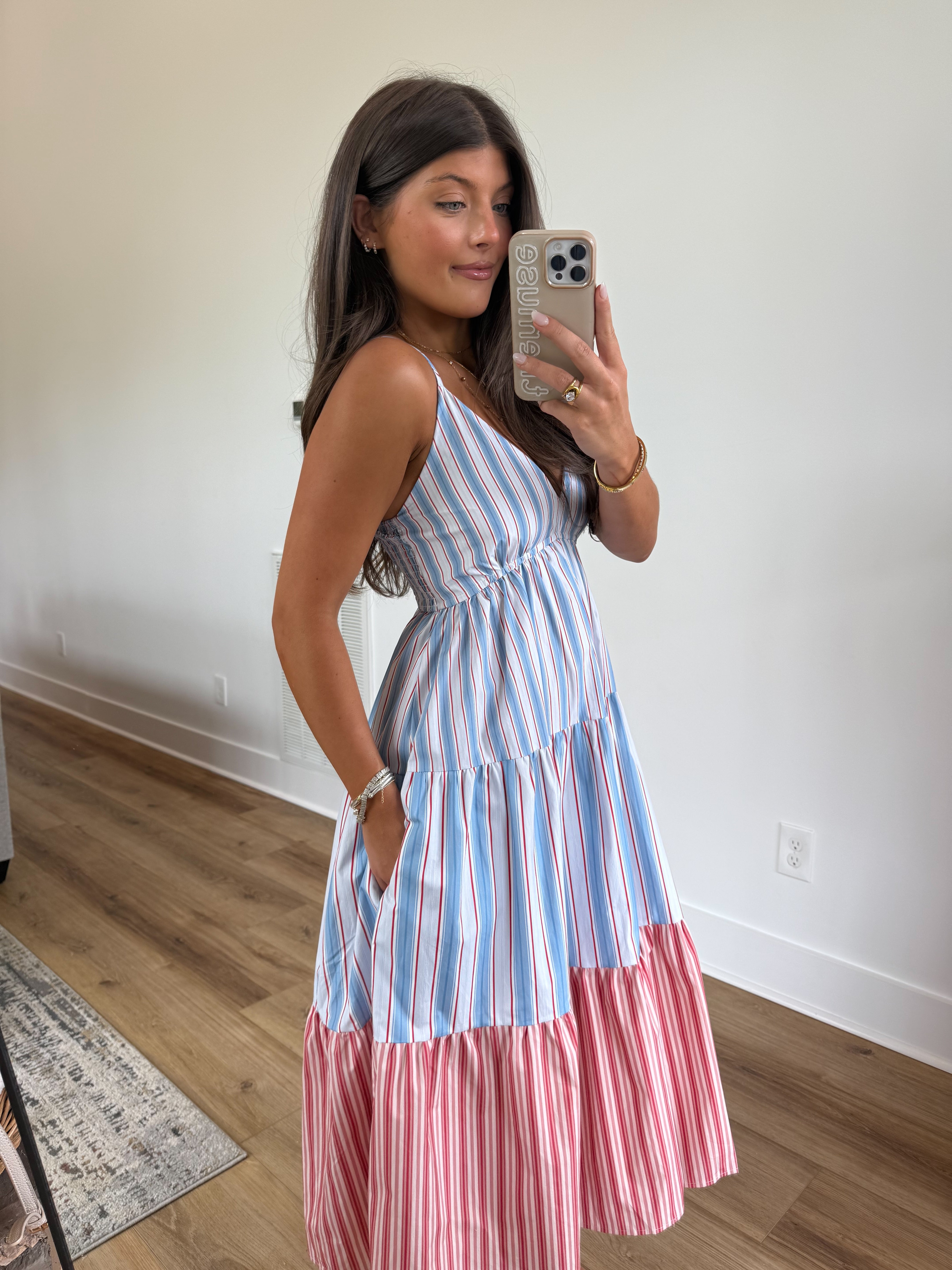 Firecracker Stripe Maxi