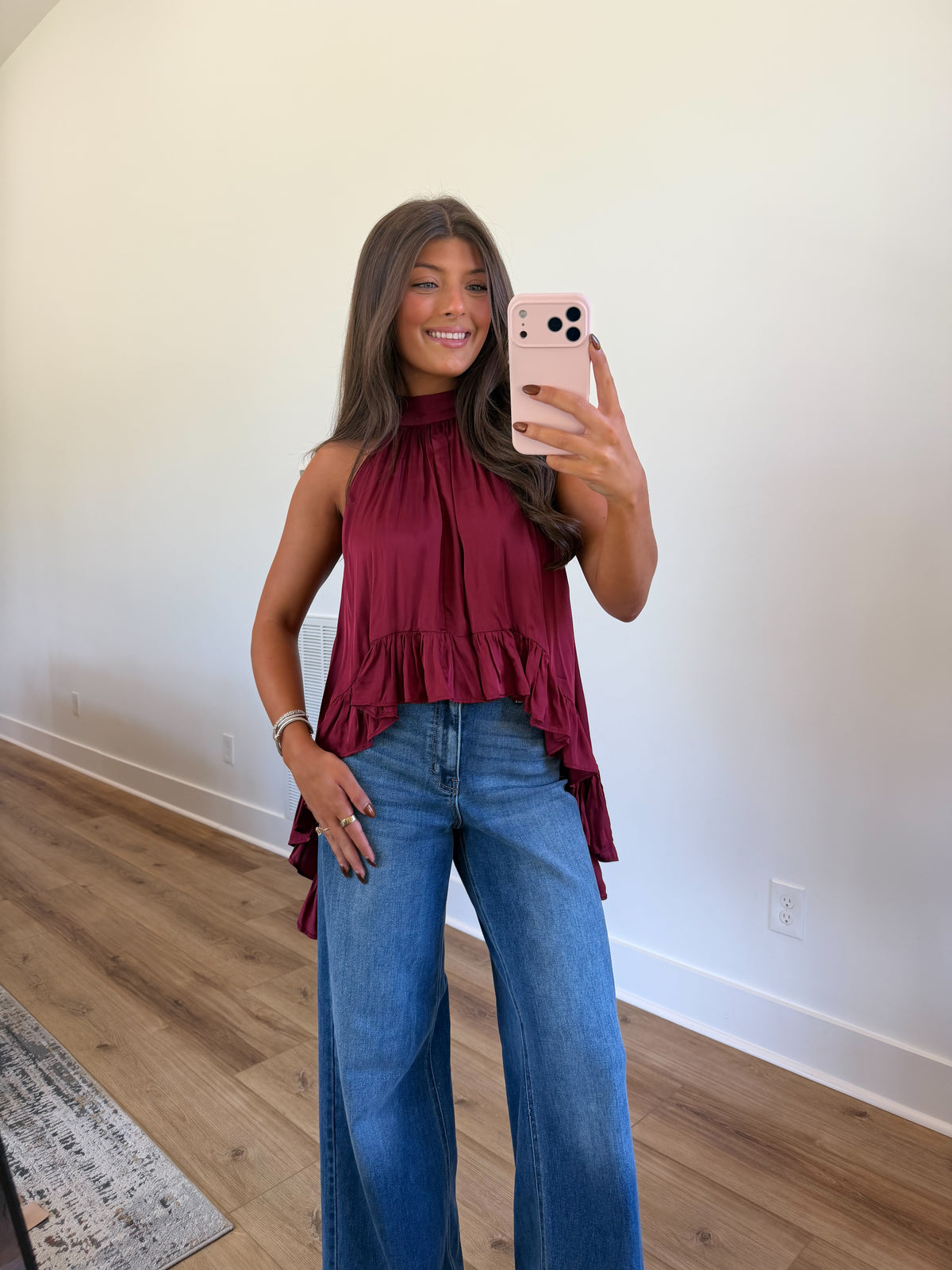 Marlowe Satin Top