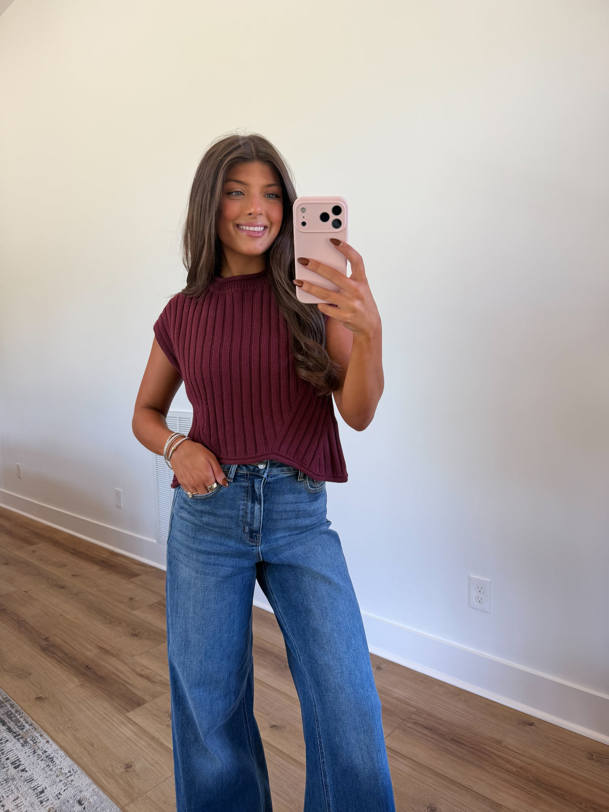Fall Favorite Top (Burgundy)
