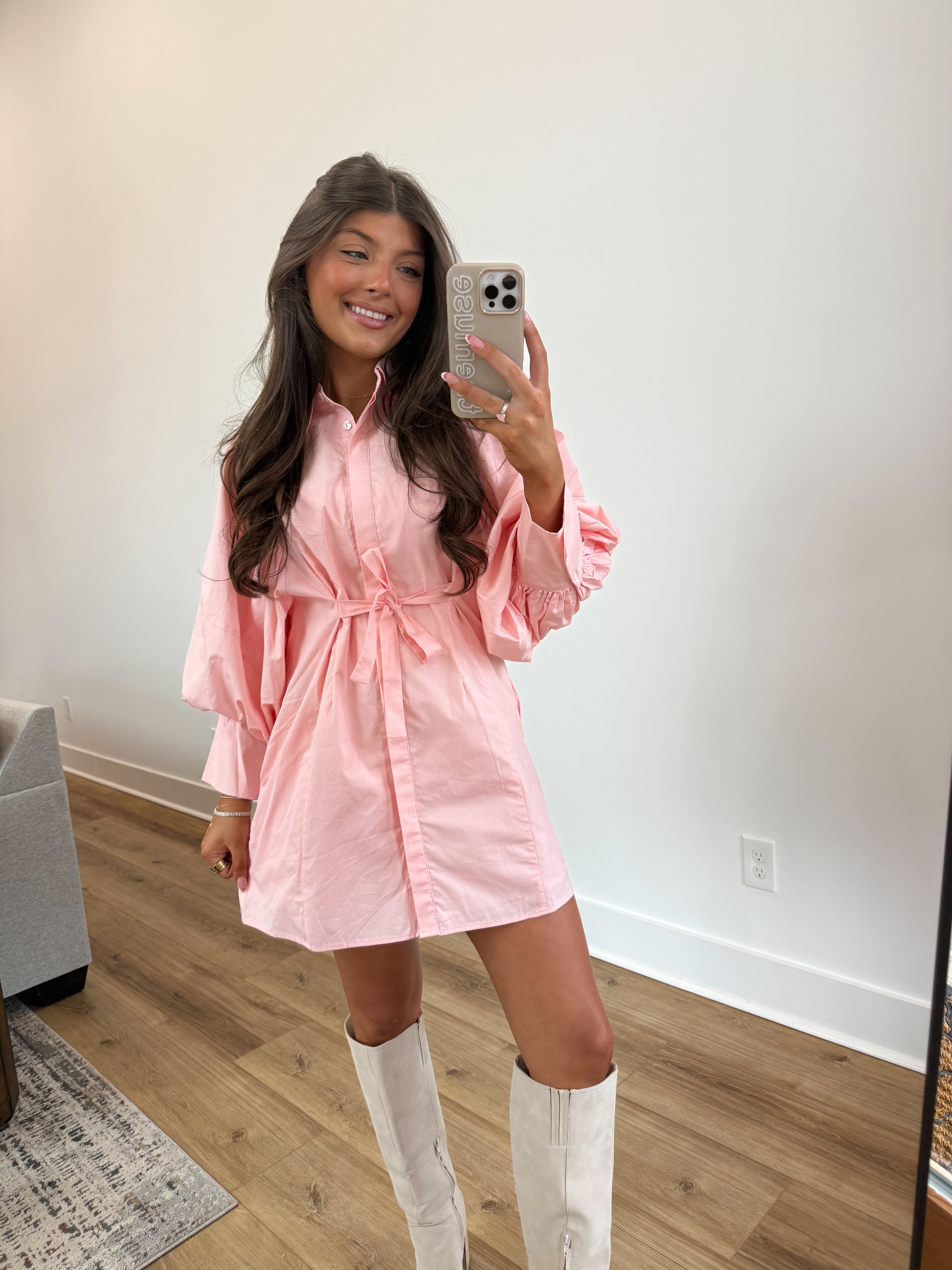 Sunday Morning Dress (Ballet Pink)