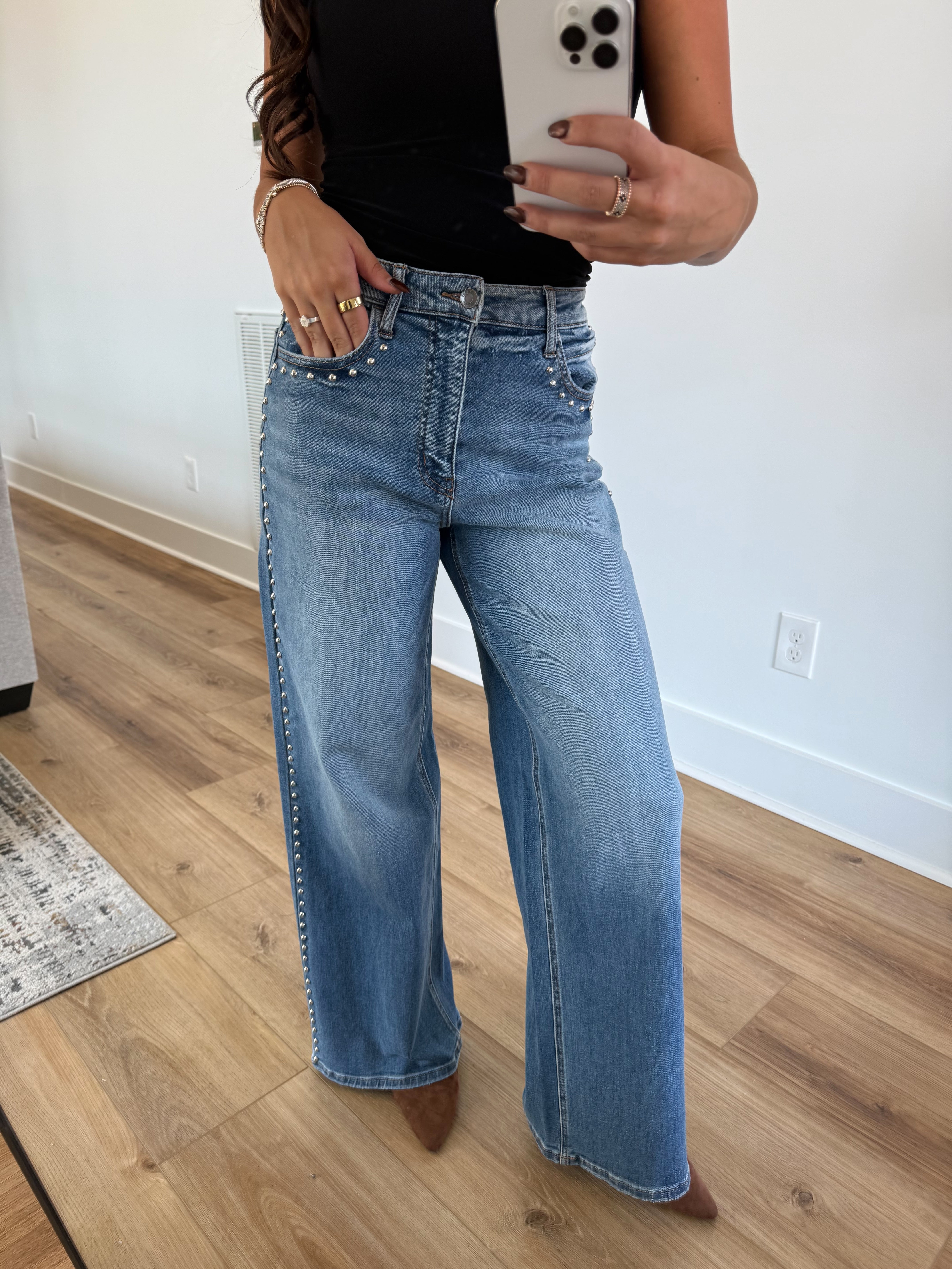 The Muse Studded Denim