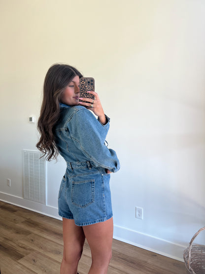 Boxy Bow Romper