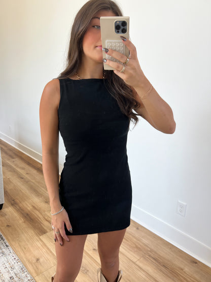 Staple Black Mini Dress