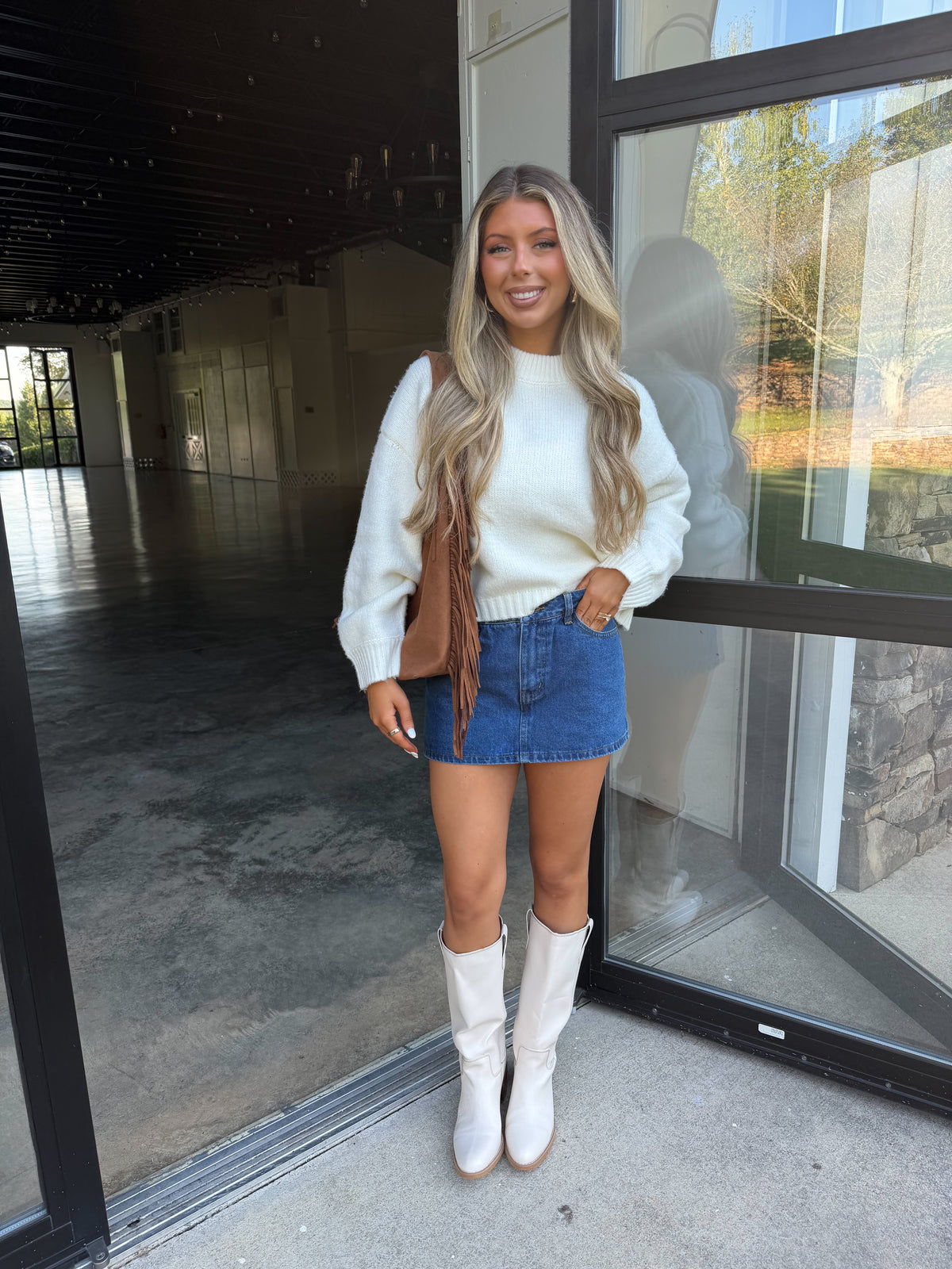 Madison Avenue Cream Sweater
