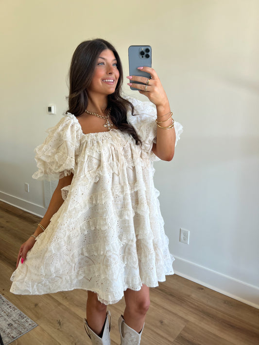 Maci Lace Babydoll Dress