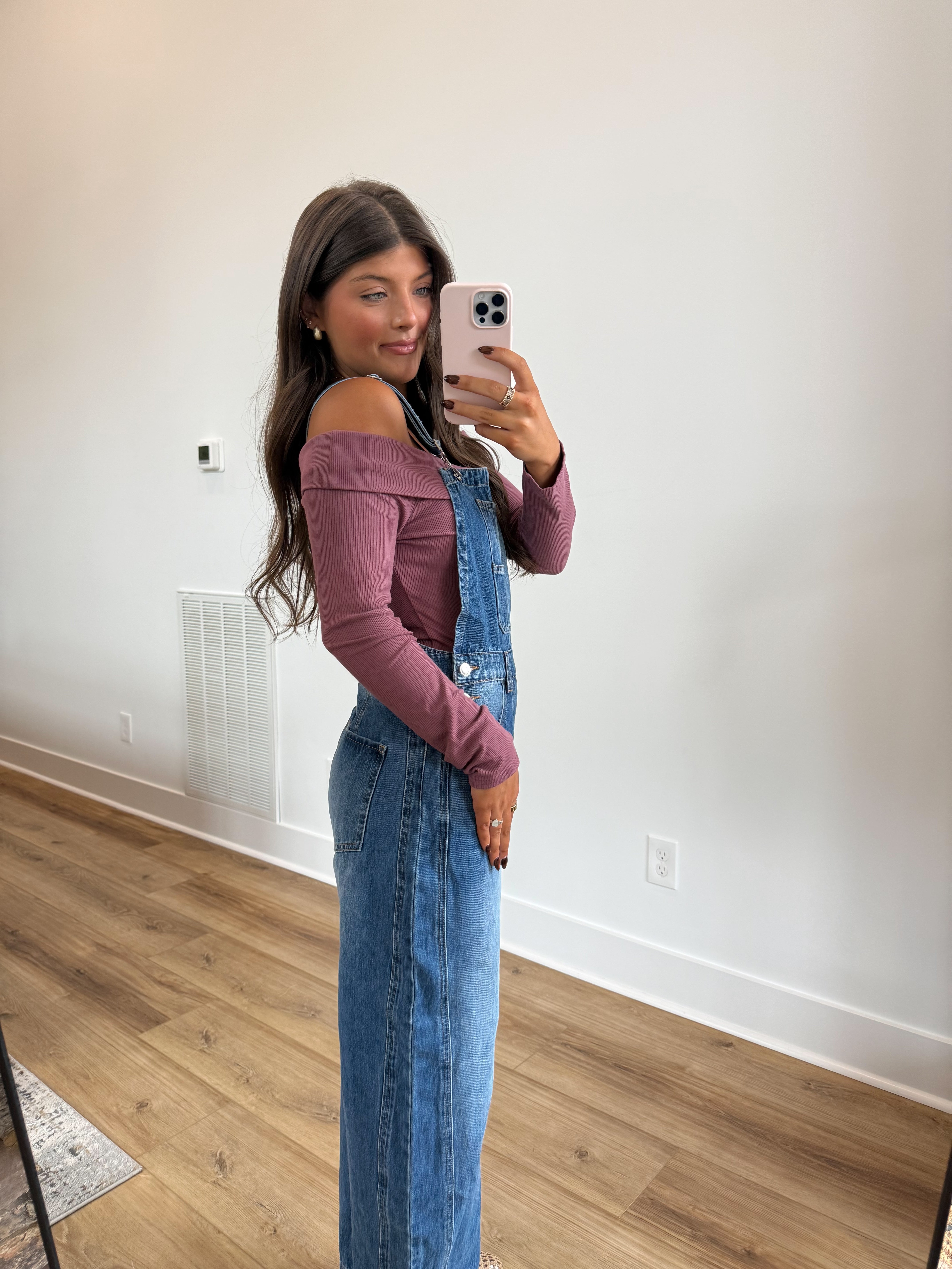 Barrel Denim Overalls