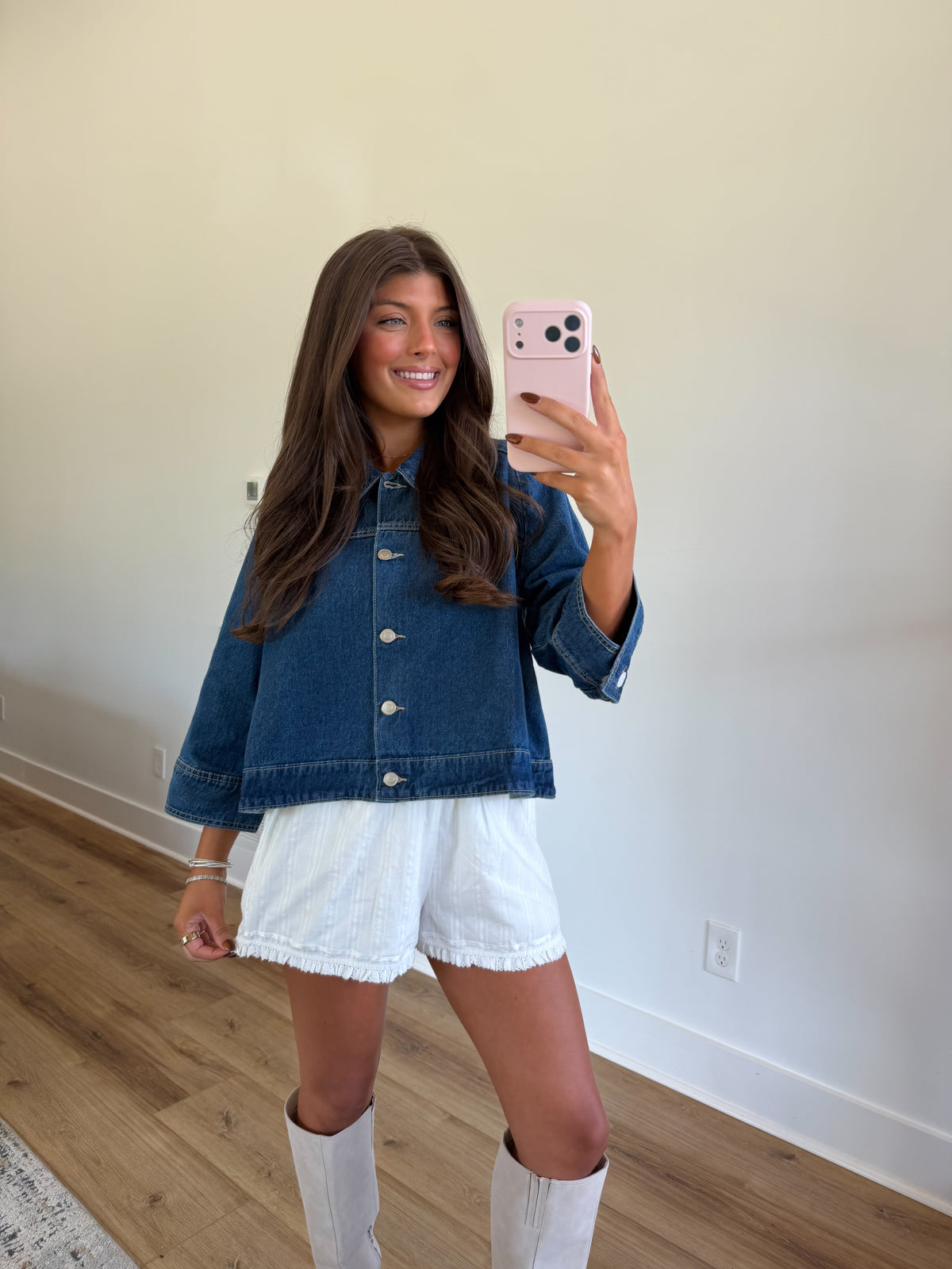 Good to Go Denim Jacket (Dark Denim)