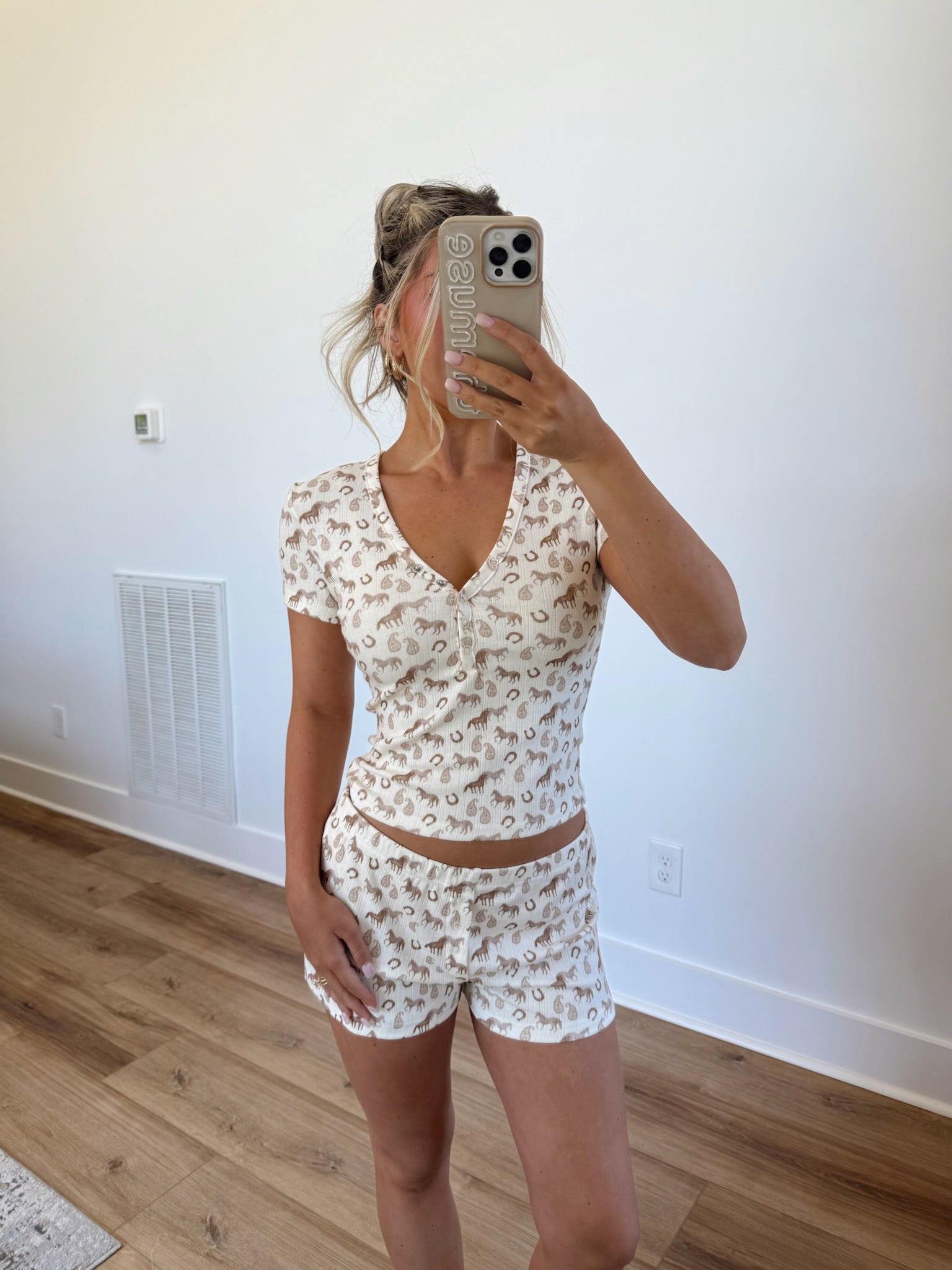 Cozy Cowgirl PJ Set