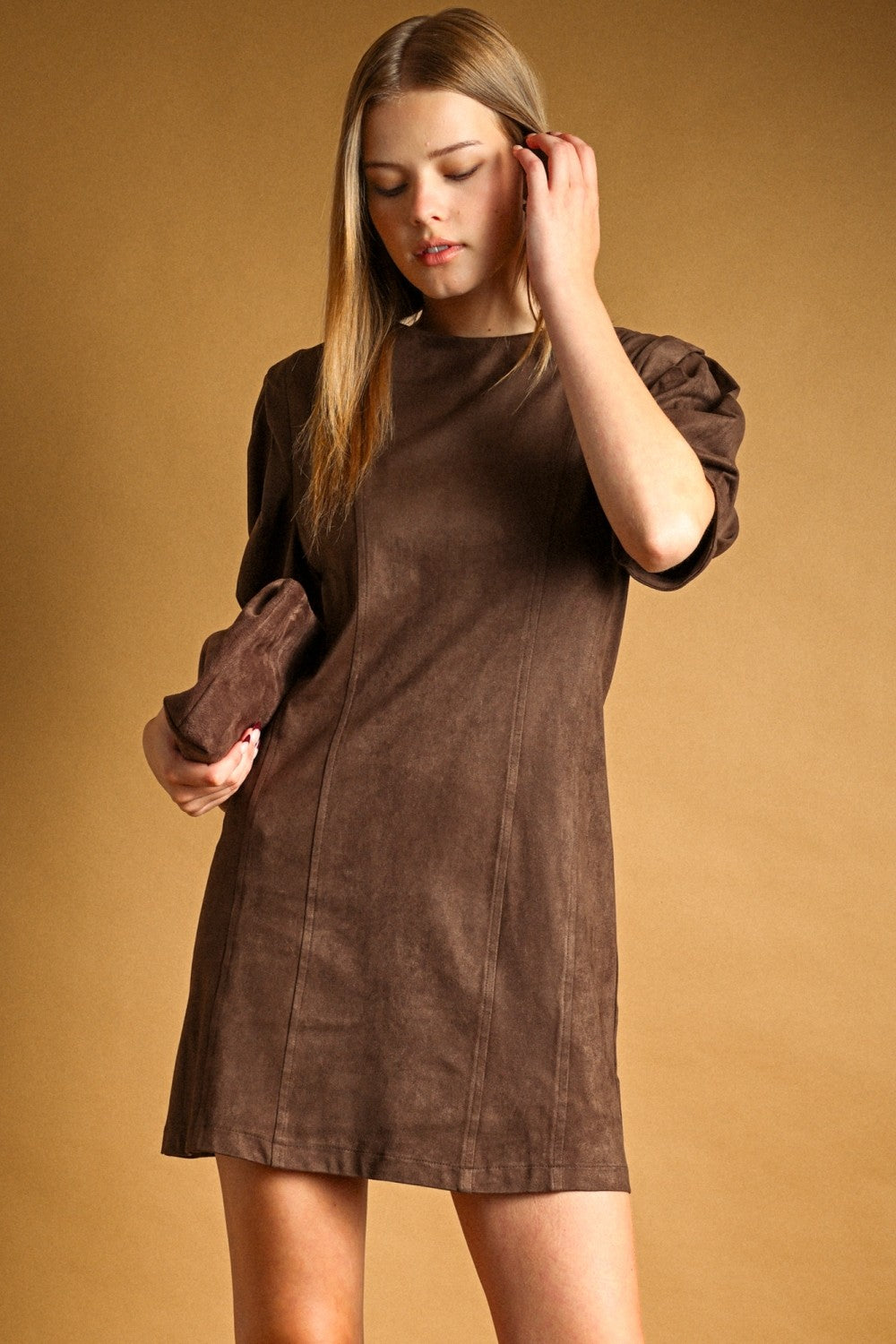 Vivienne Suede Mini Dress