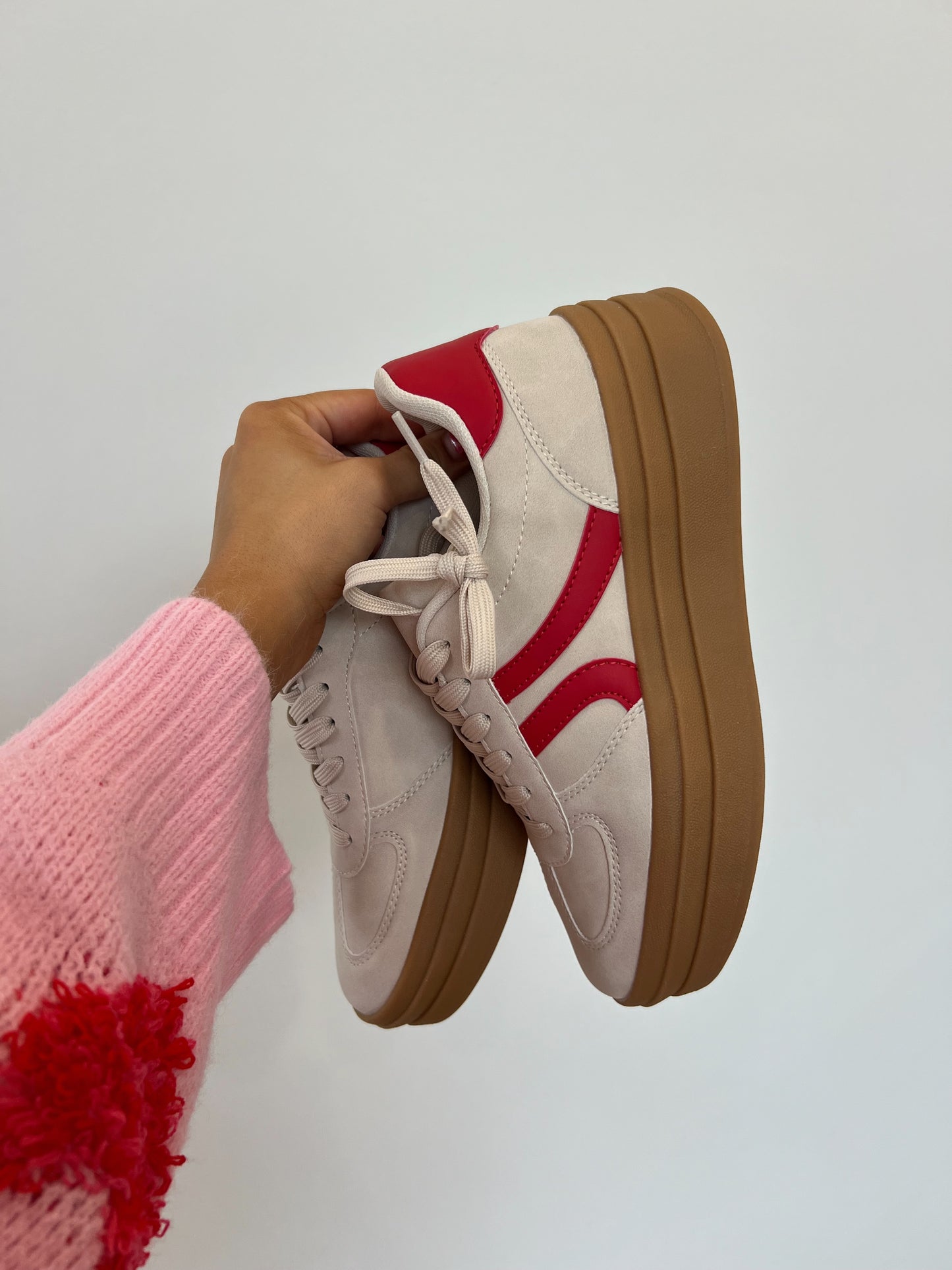 Everyday Red Platform Sneaker