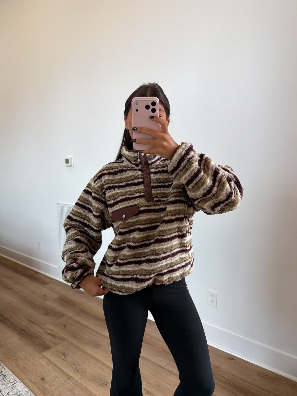 Woodland Stripe Fleece