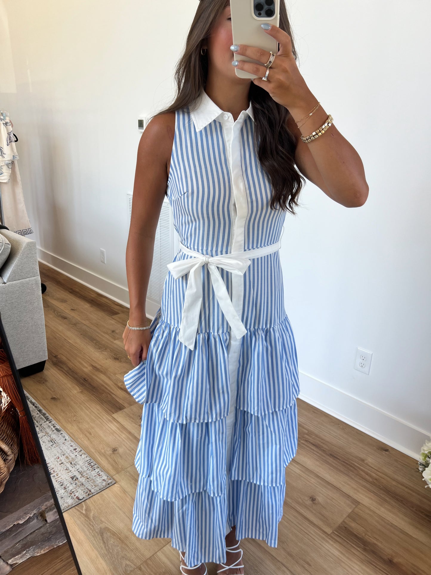 Seaside Stripes Maxi Dress