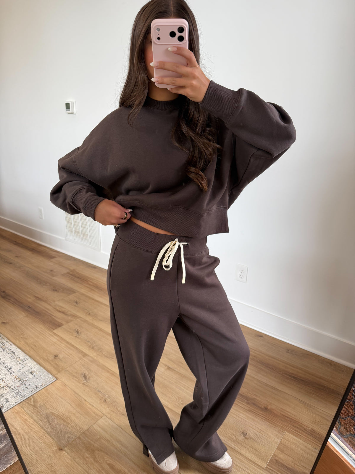 Mocha Sweatpants Set