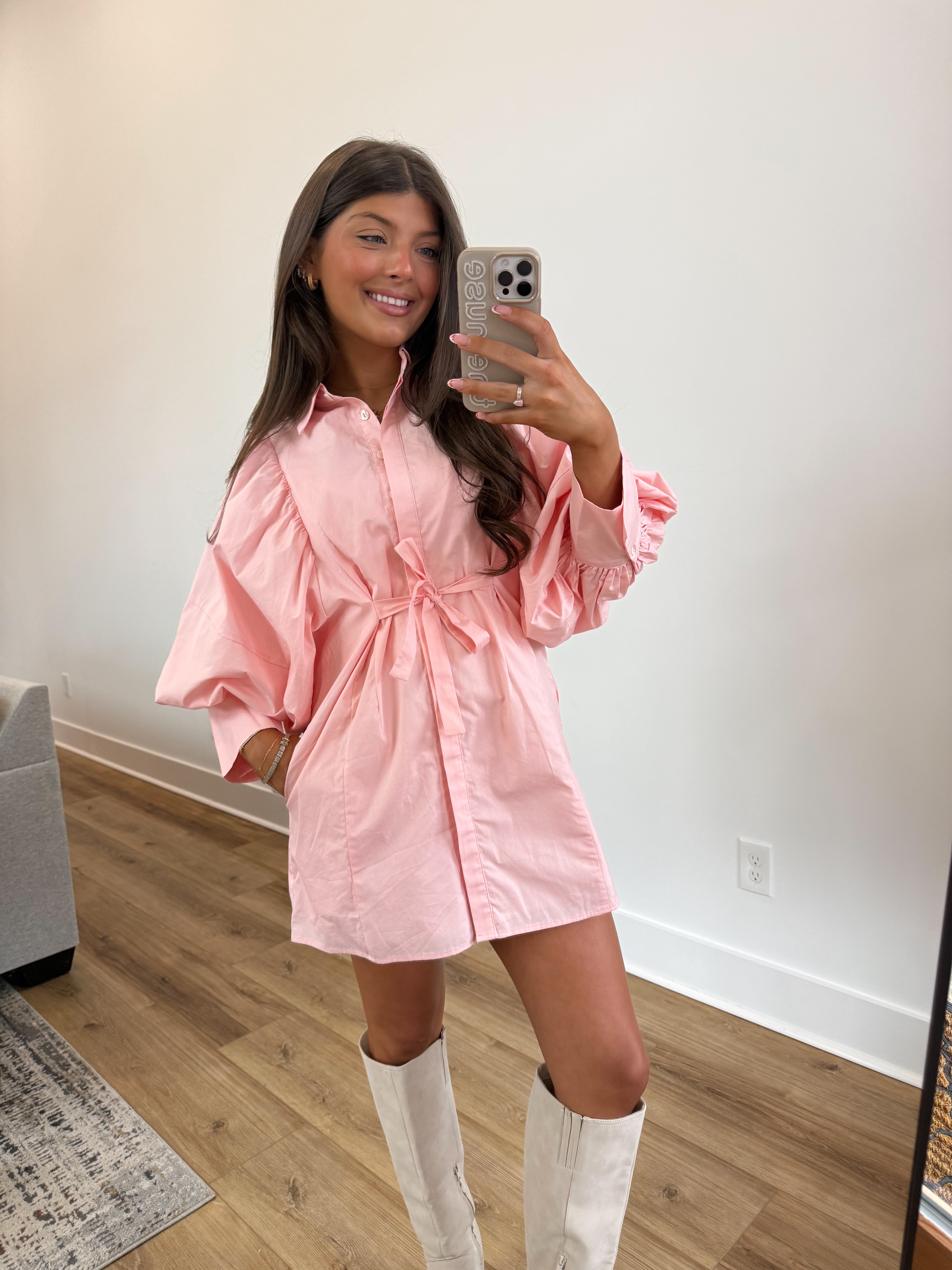 Sunday Morning Dress (Ballet Pink)