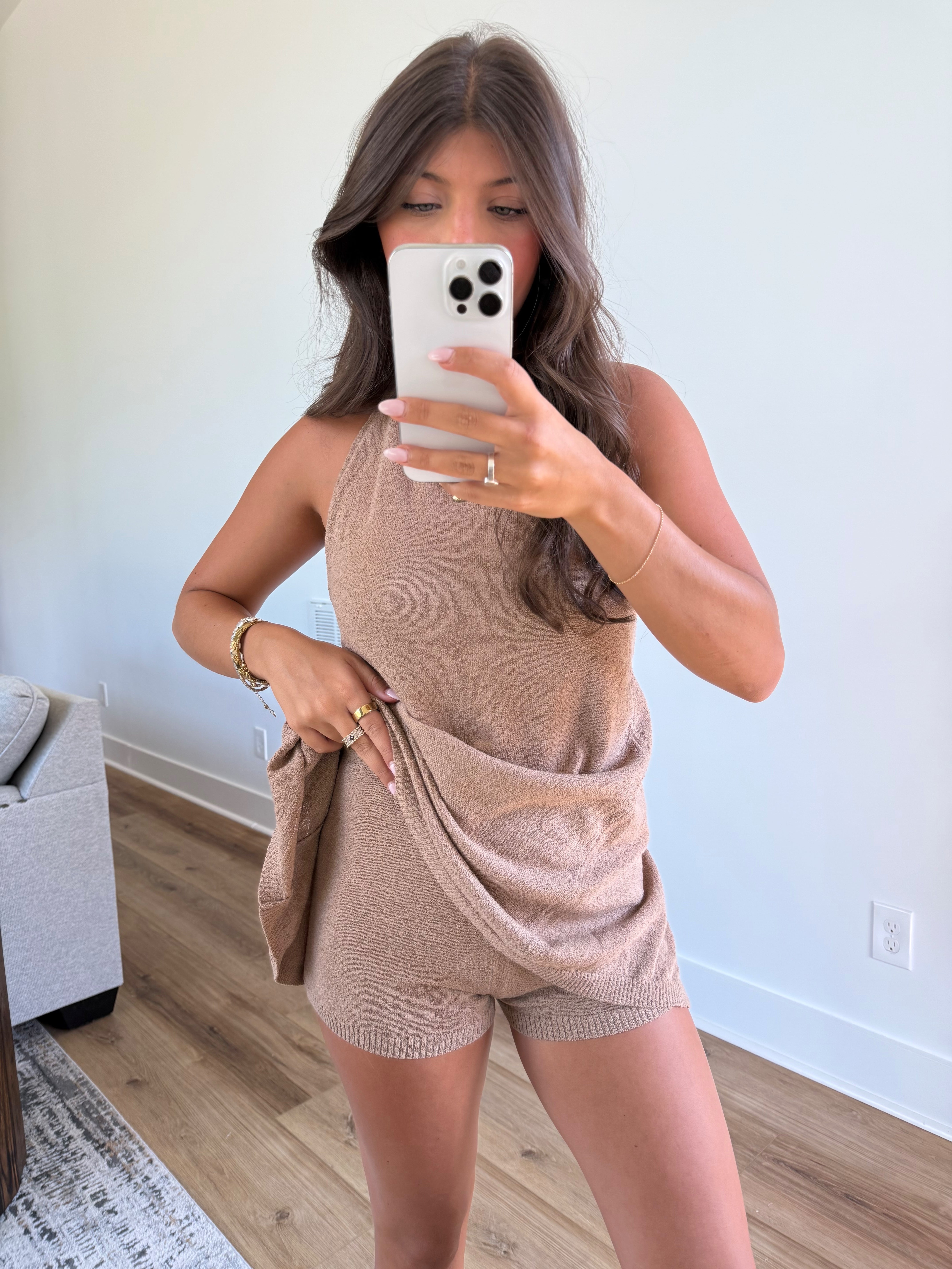 Cinnamon Sand Romper
