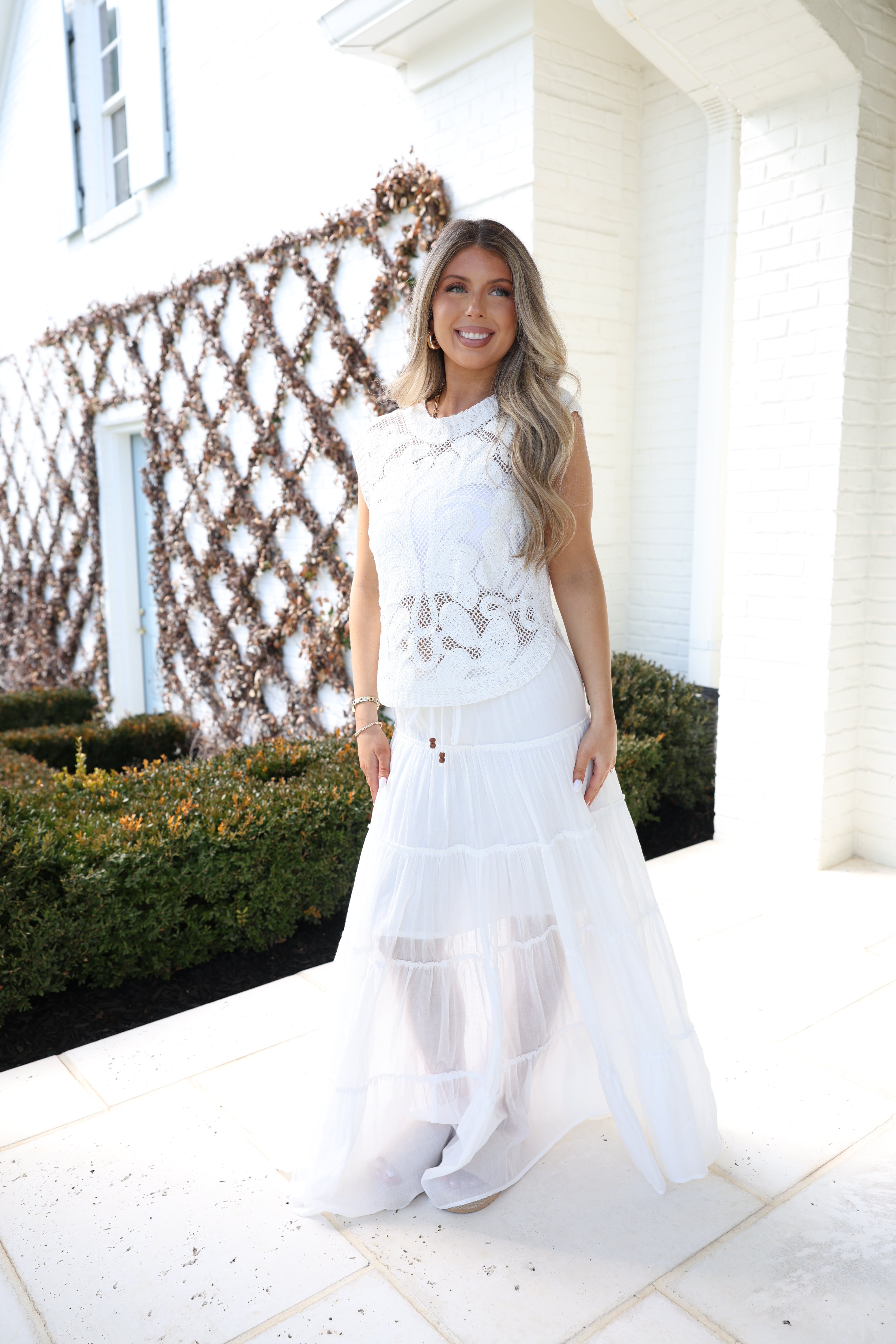 The Ivory Drift Skirt