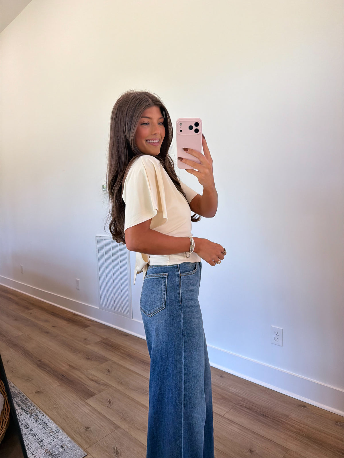 Sweet Silhouette Top (Cream)