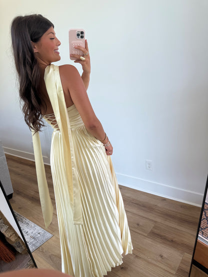 Sunbeam Drape Maxi Dress