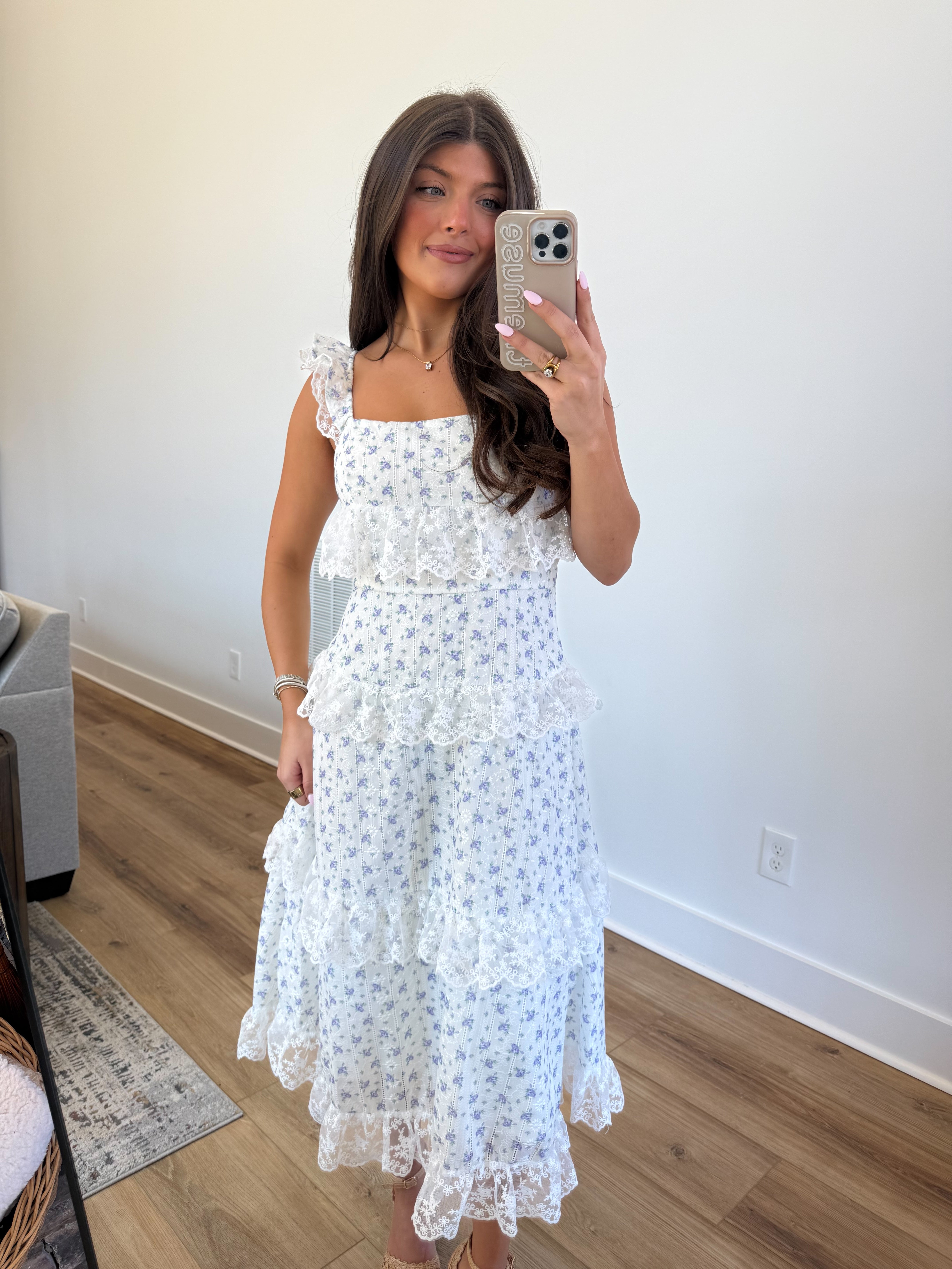 Lavender Fields Midi Dress