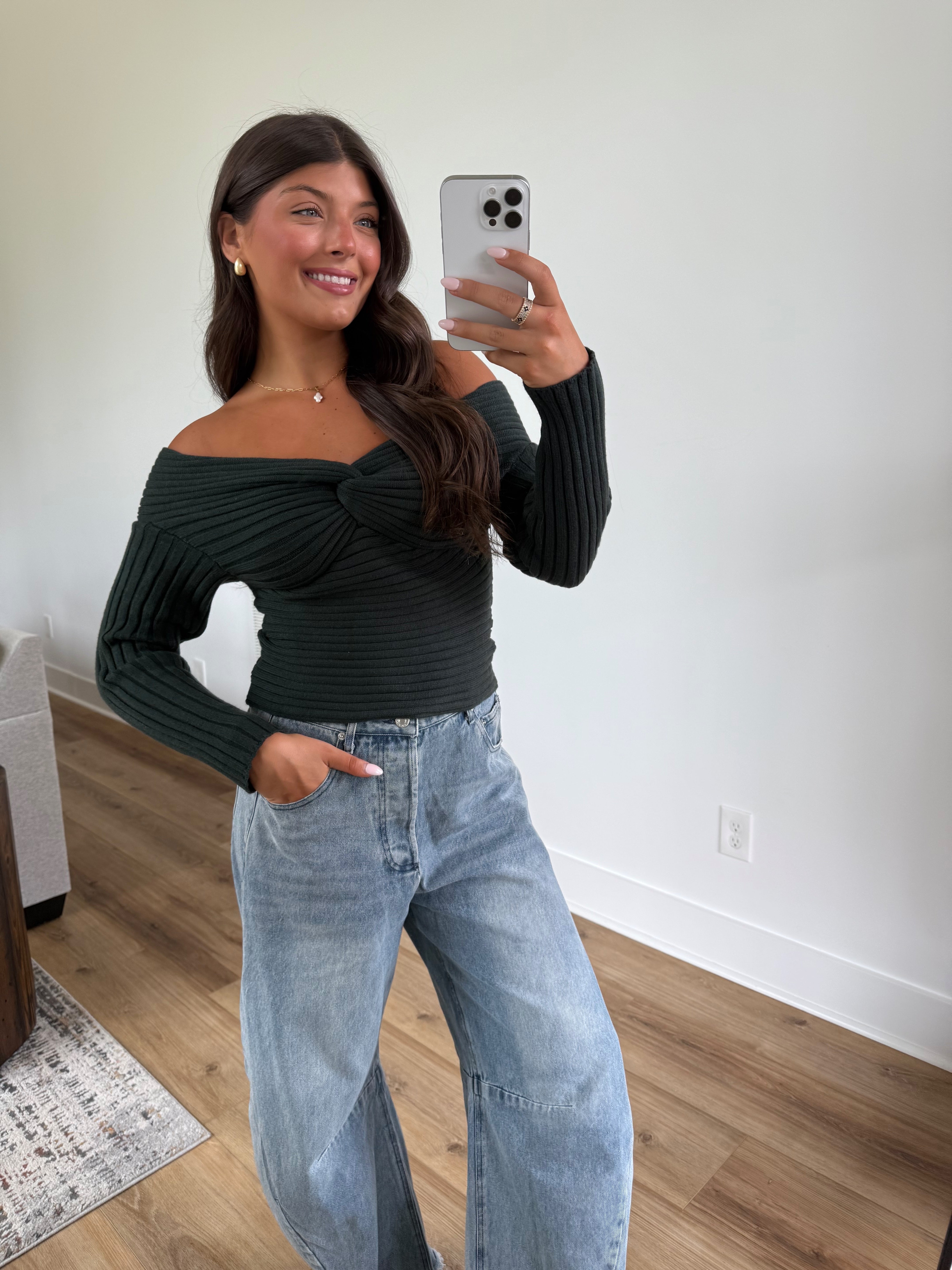 Holly Green Sweater