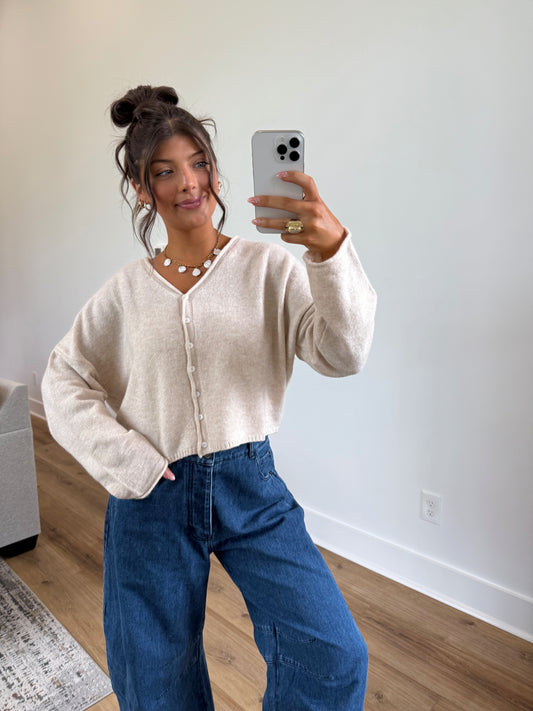 Sunday Morning V-Neck Sweater