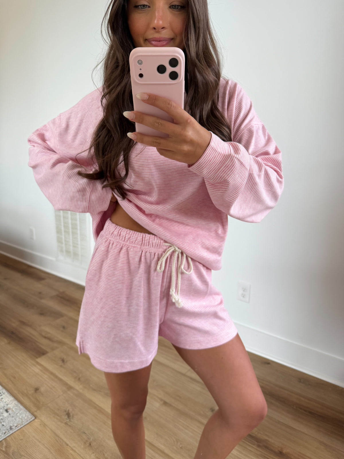 Strawberry Milk Stripes Set
