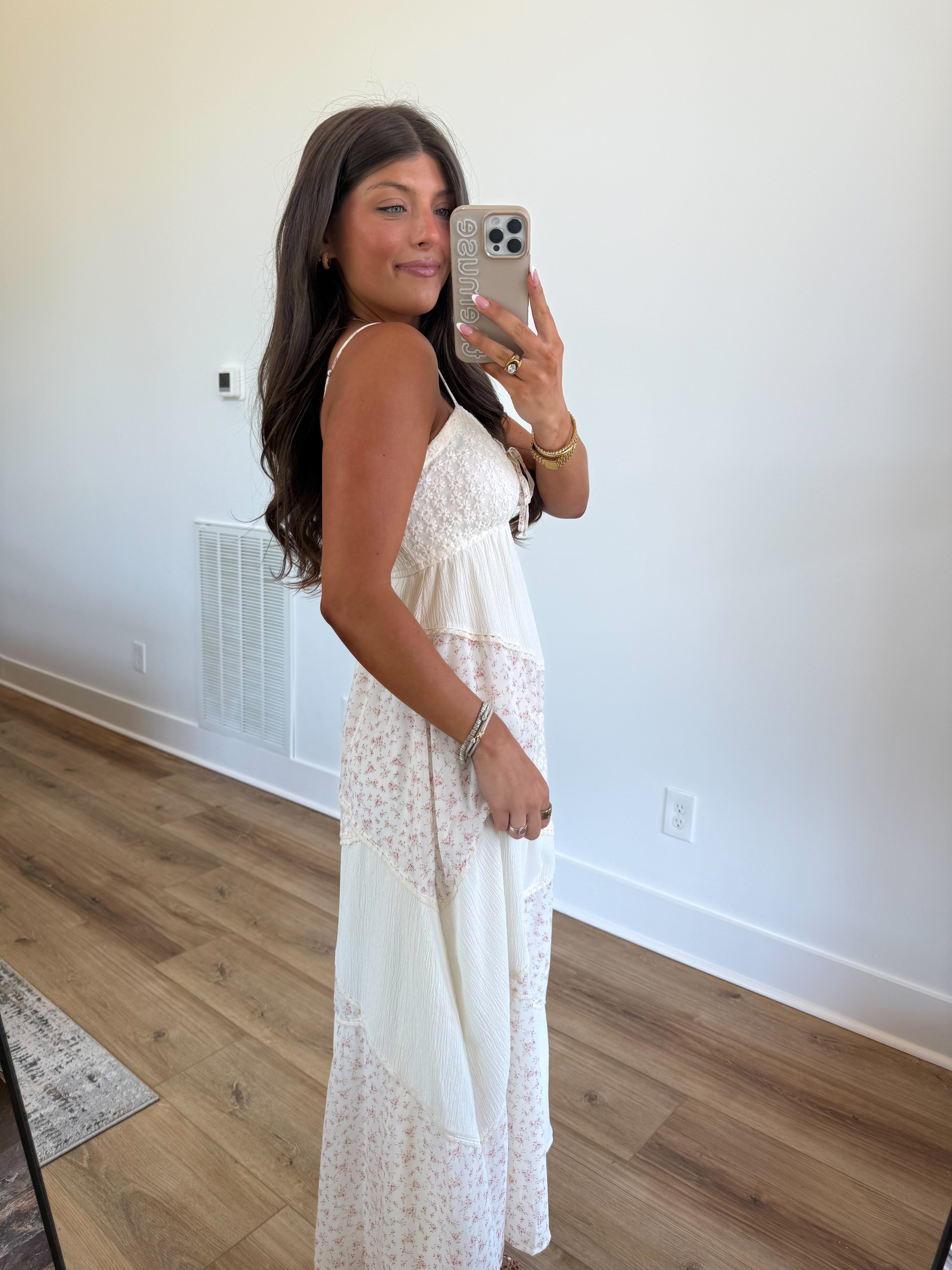Floral Patchwork Midi
