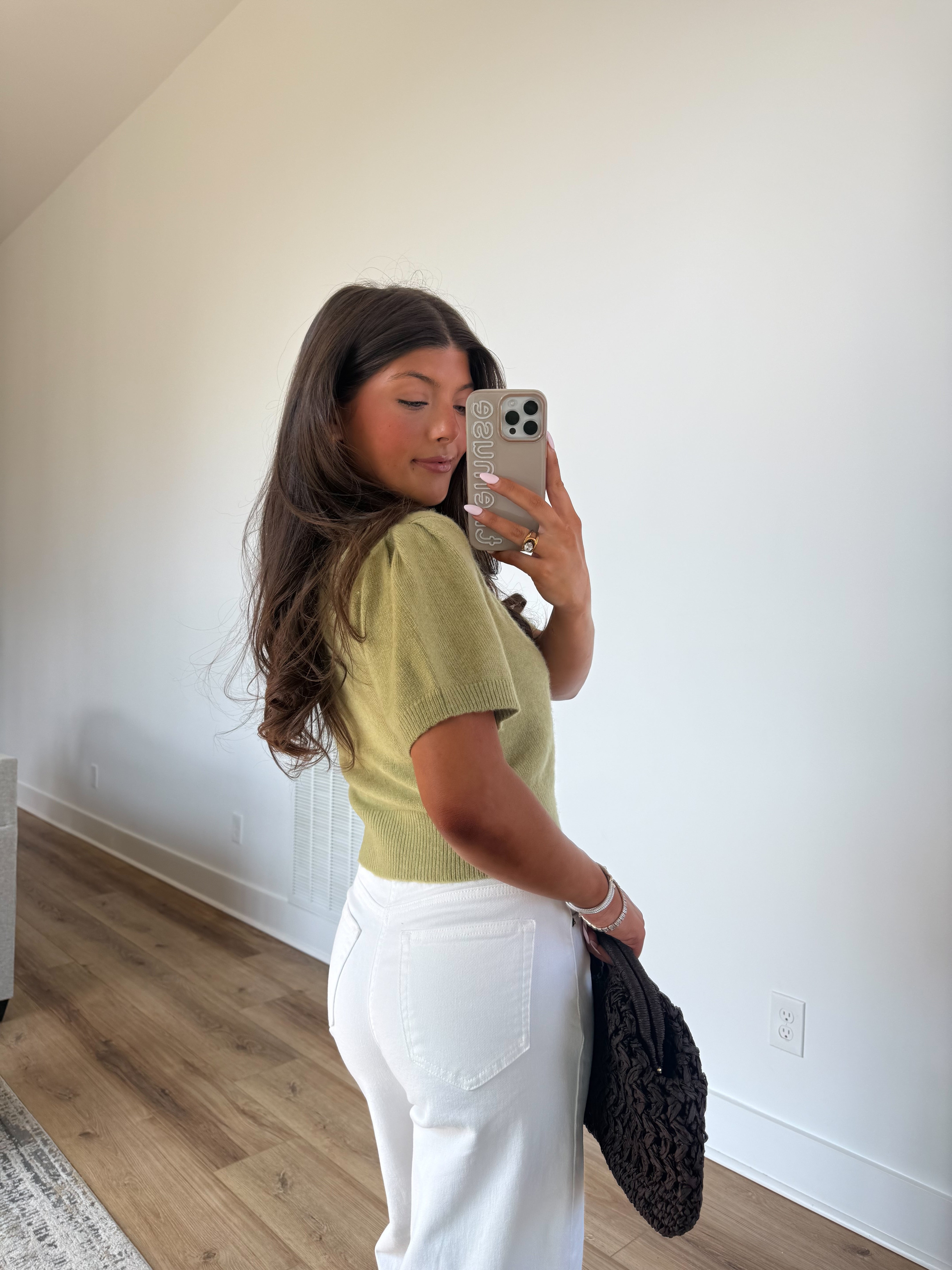 Green Knit Tee