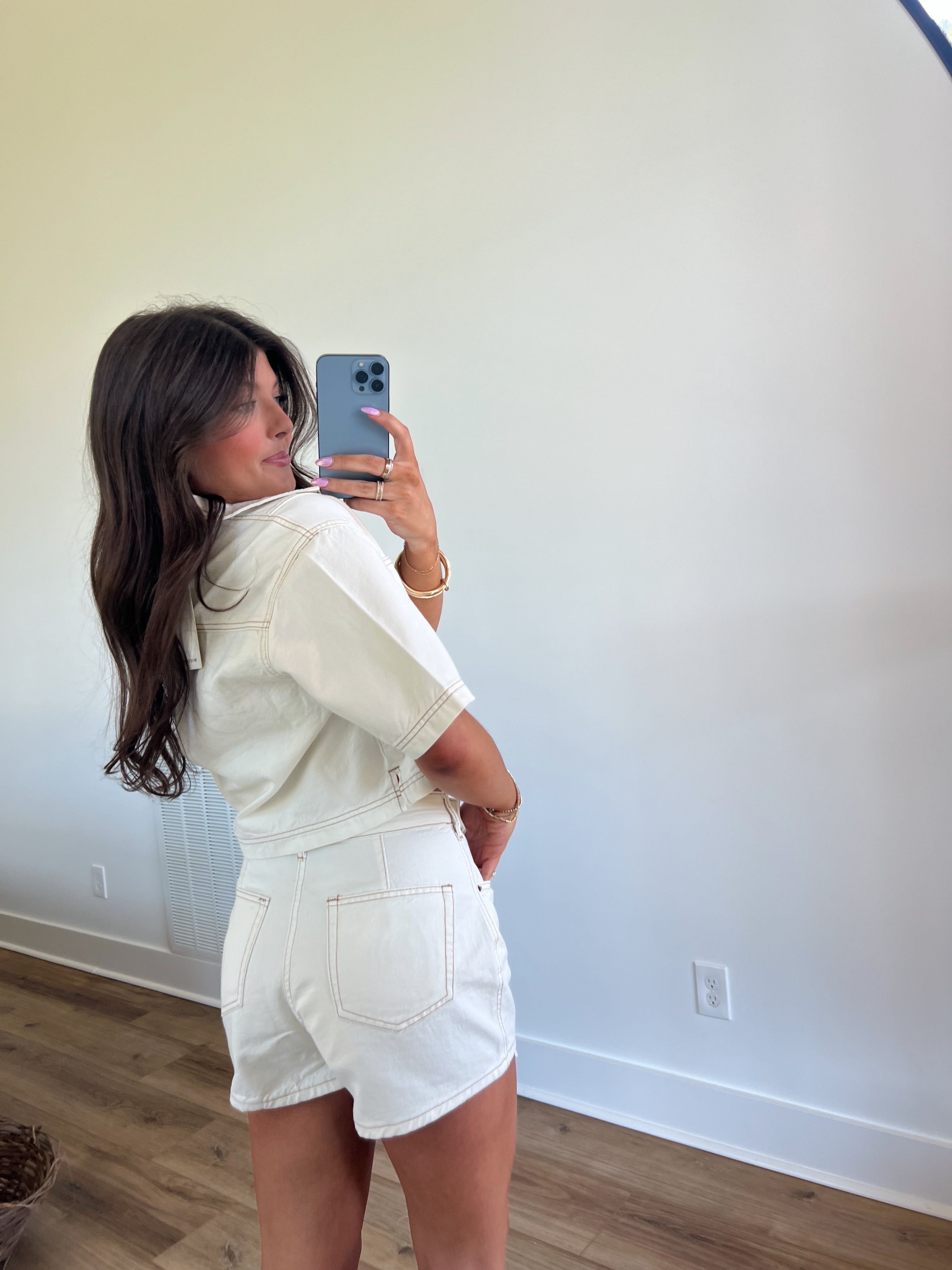 Lauren Ecru Denim Set