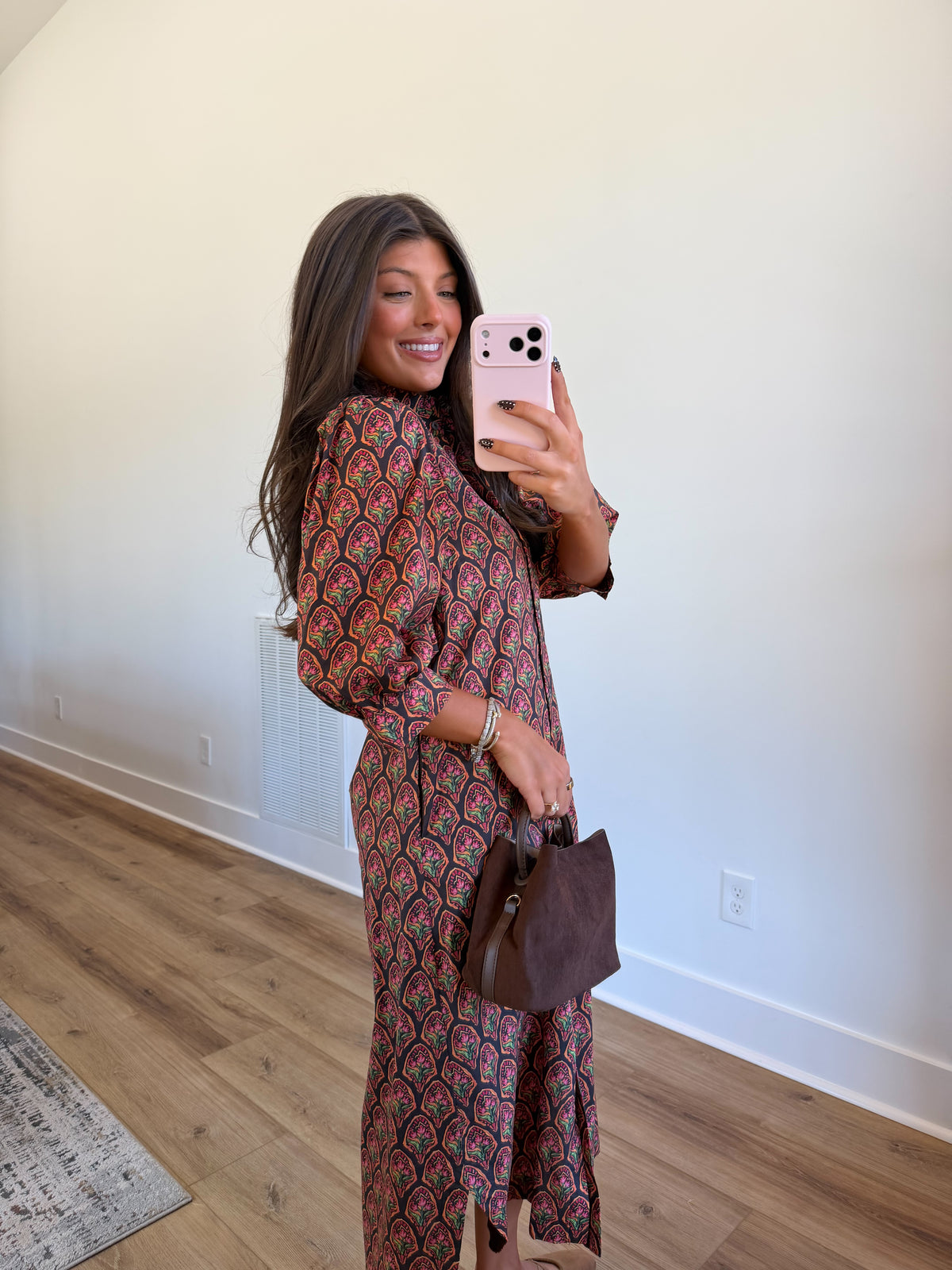 Margot Printed Midi Dress