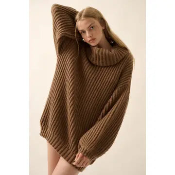 Charlie Knit Dress (Brown)
