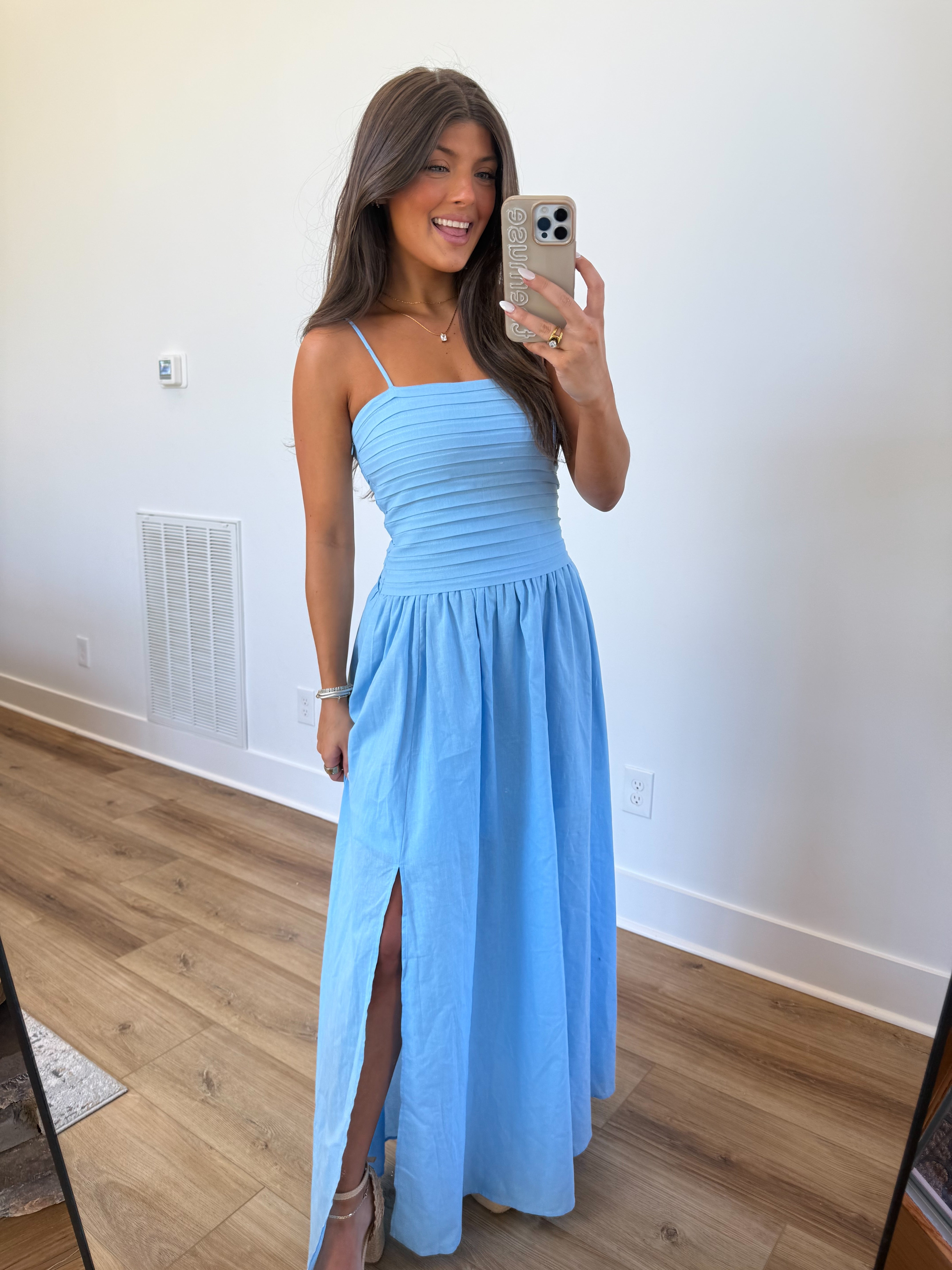The Blueberry Linen Dress