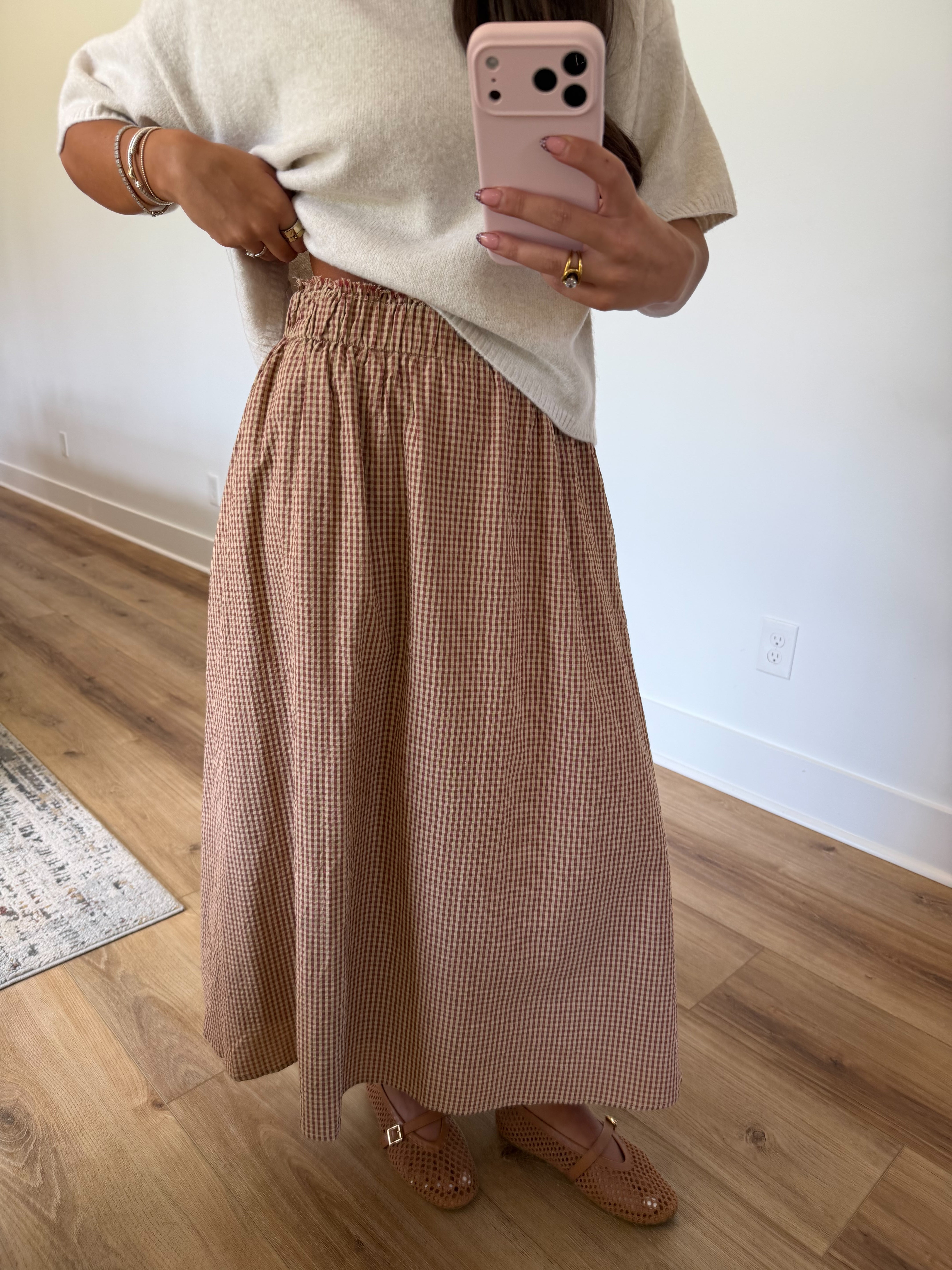 Hadley Gingham Midi