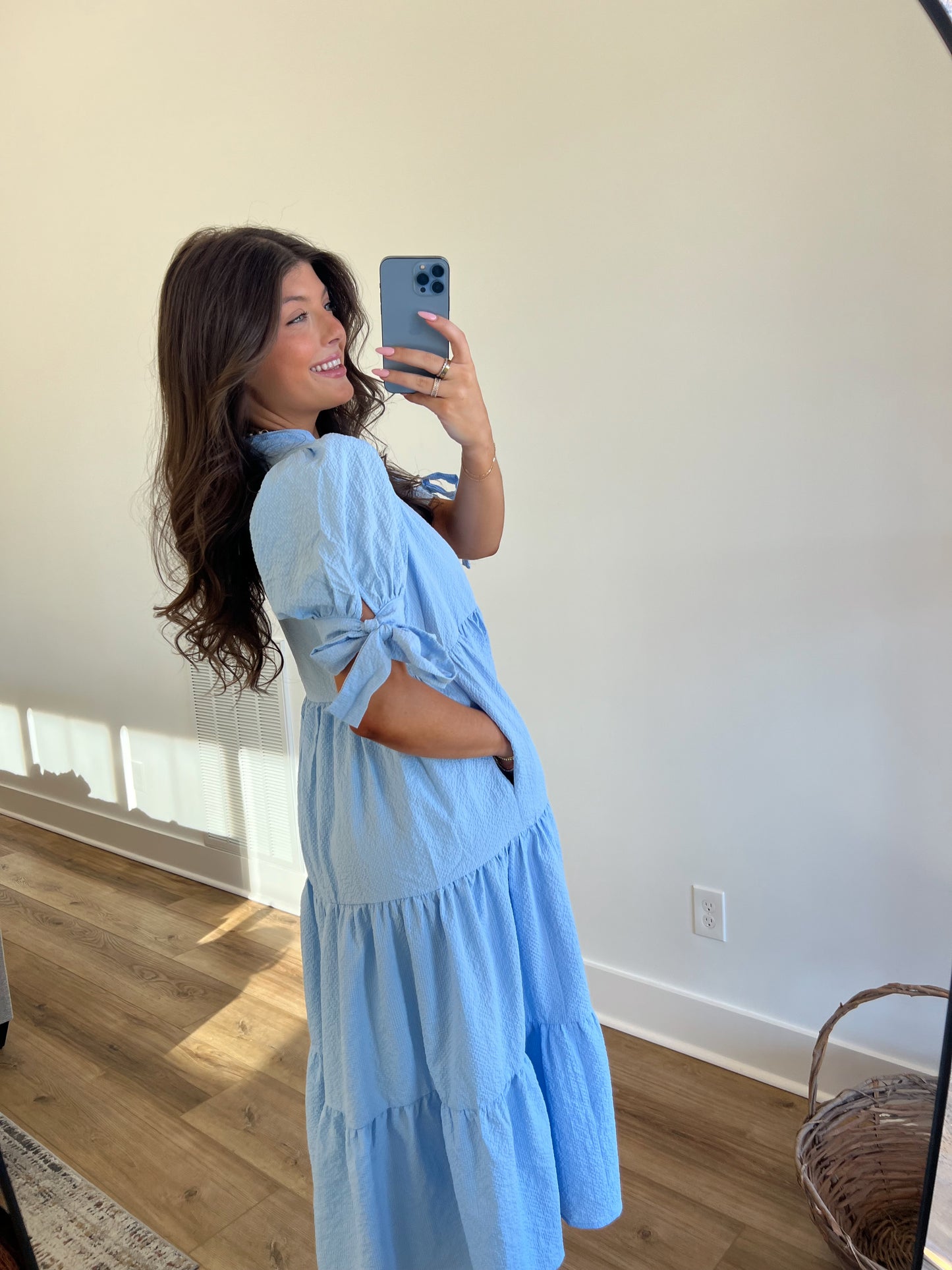 Sunday Best Midi Dress (Blue)