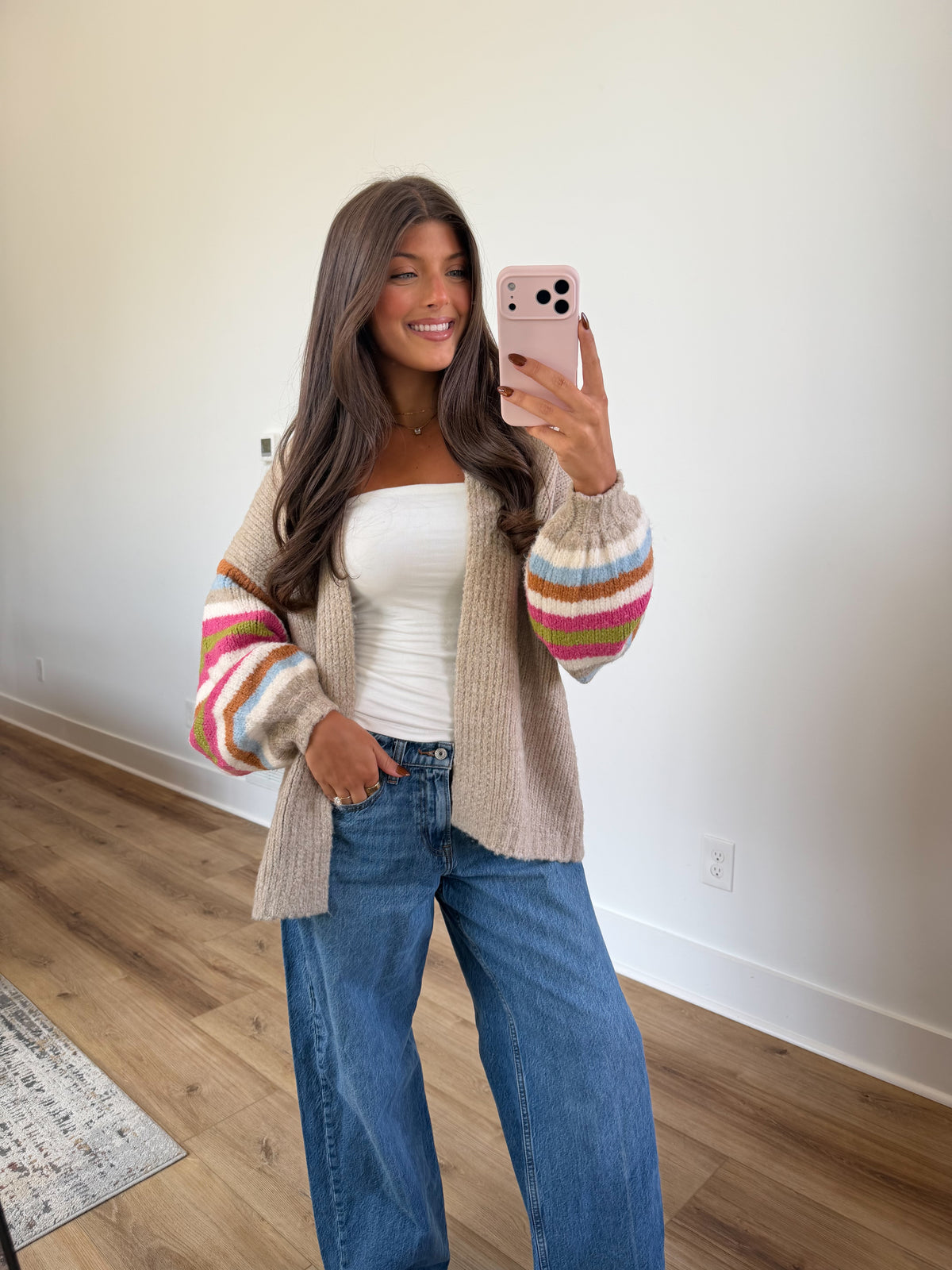 Theo Stripe Cardigan