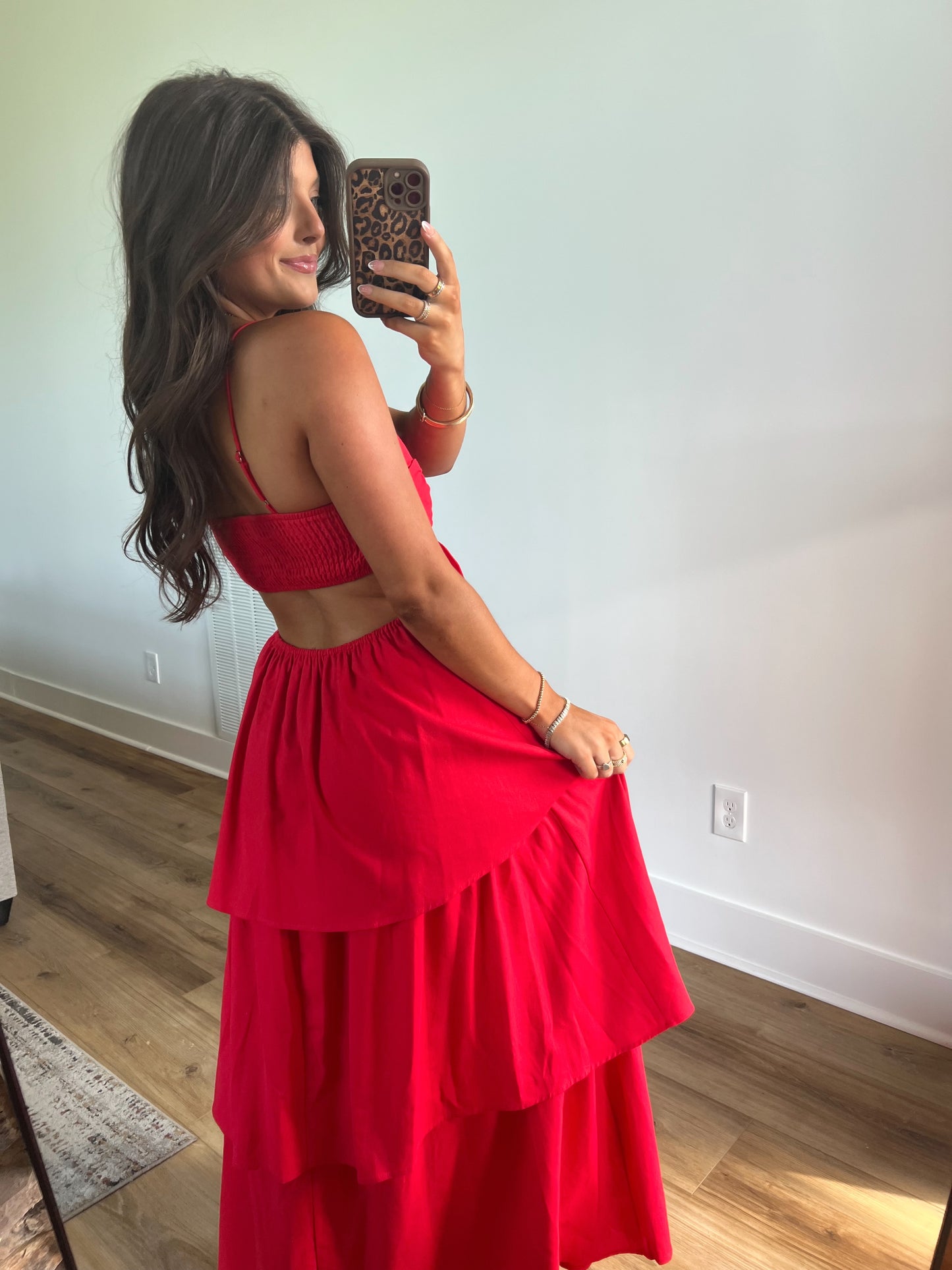 Red Maui Maxi Dress