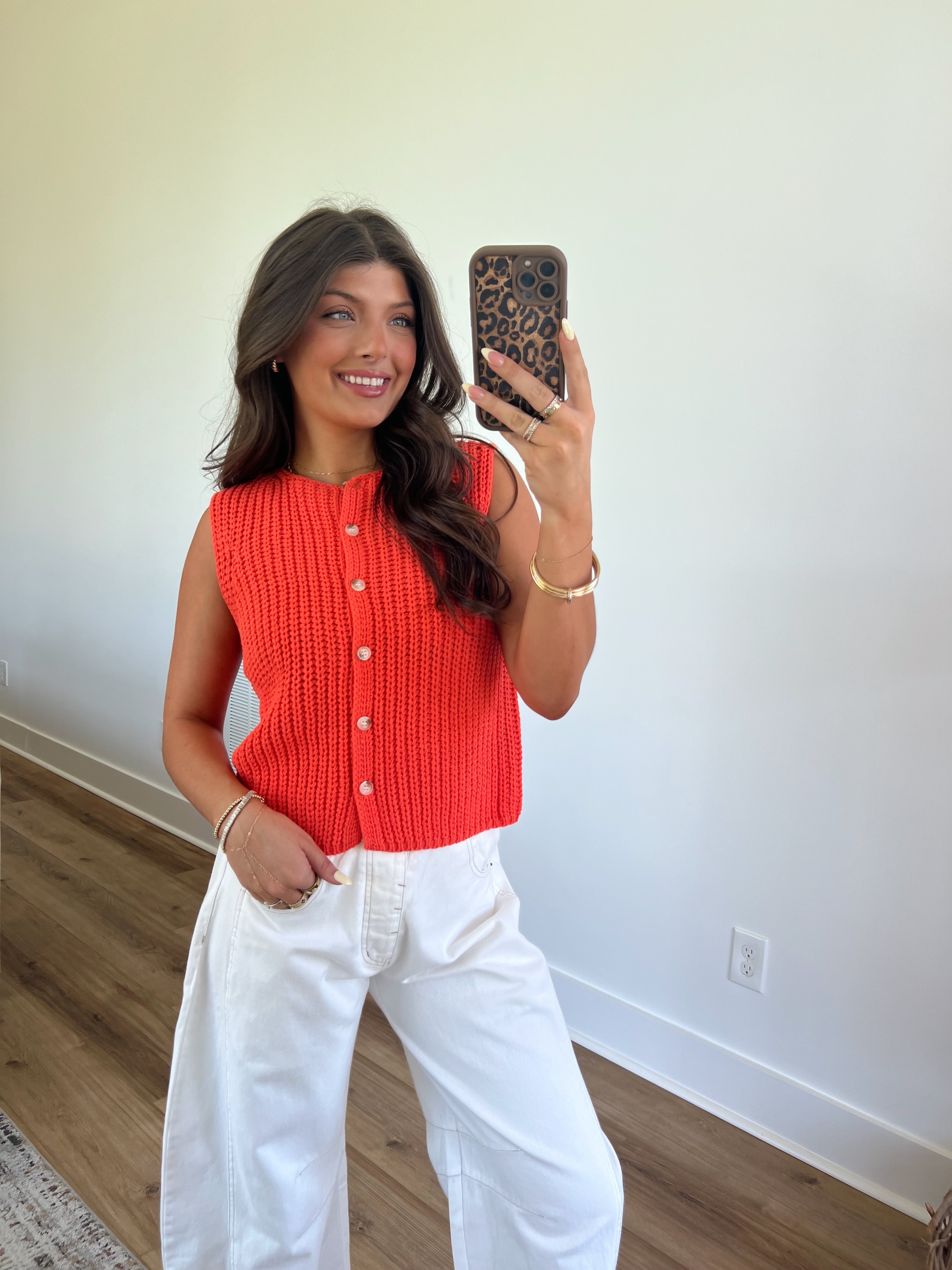 Starburst Sweater (Orange)