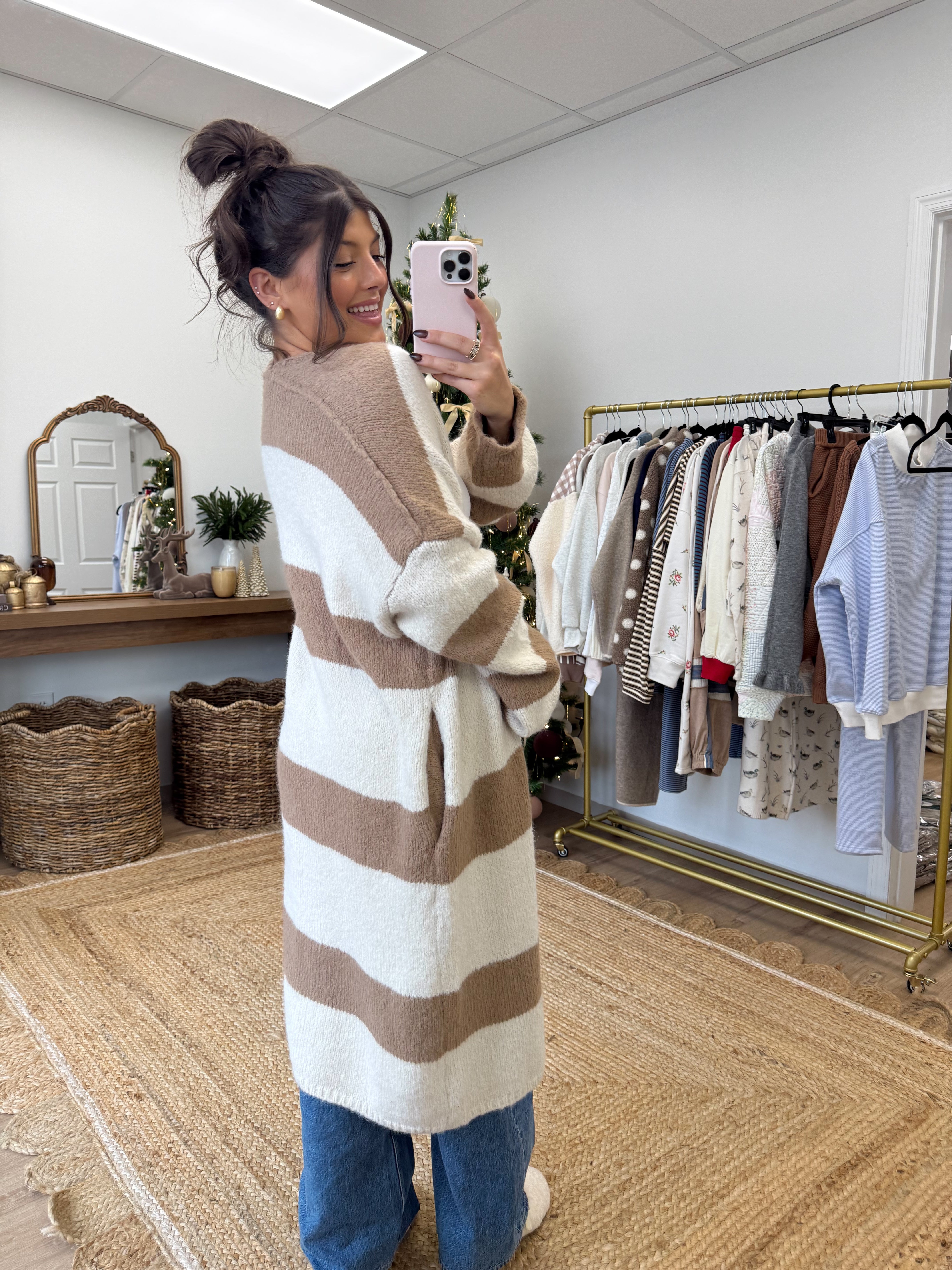 The Maison Stripe Cardigan
