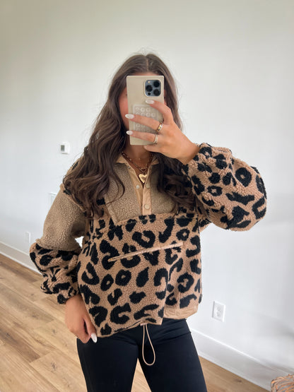 Cheetah Cozy Sherpa (Restock)