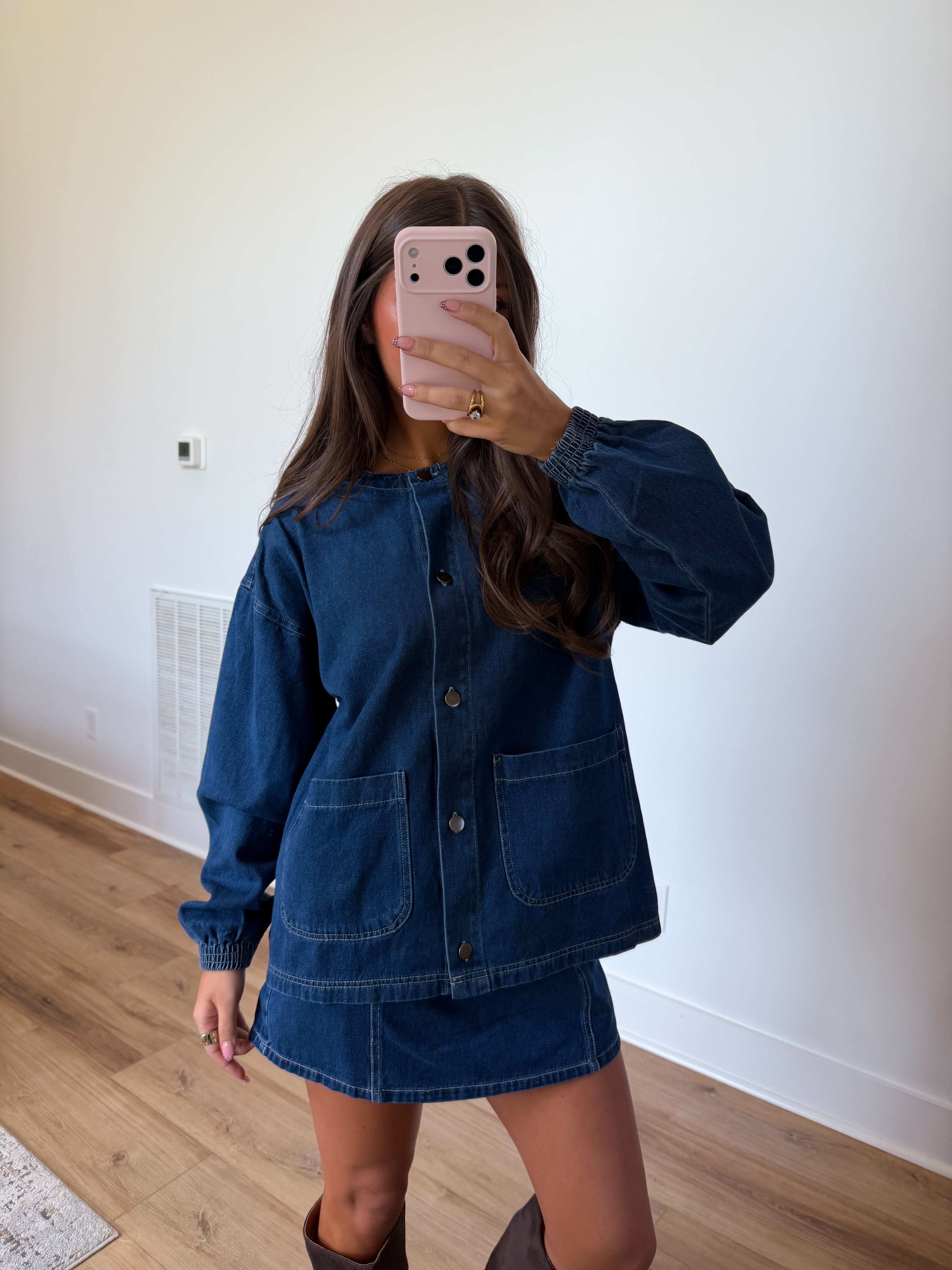 The Penny Denim Set (Classic Blue)