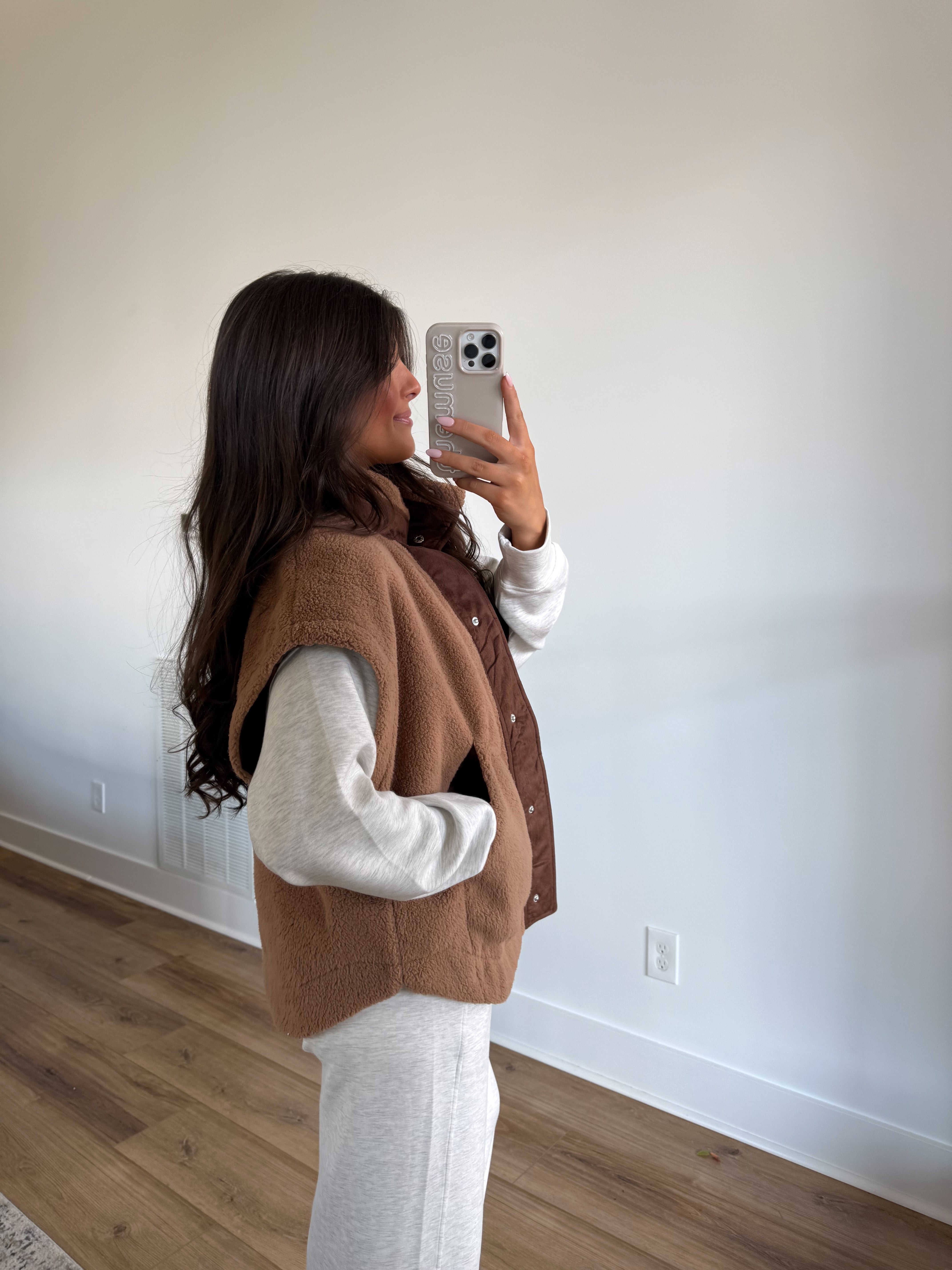 Sugar Cookie Vest (Brown)