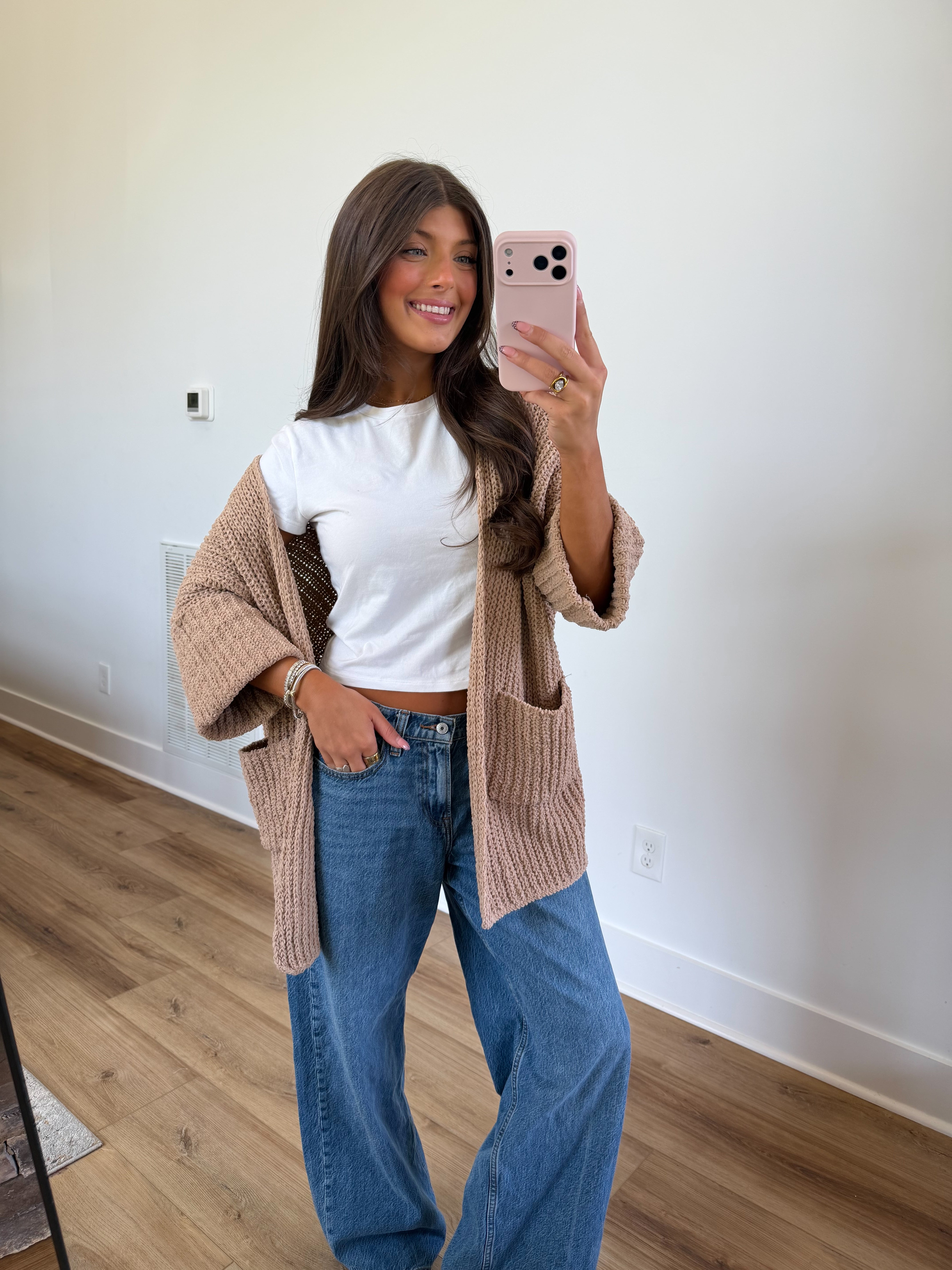 Meet Me in Fall Cardigan (Tan)