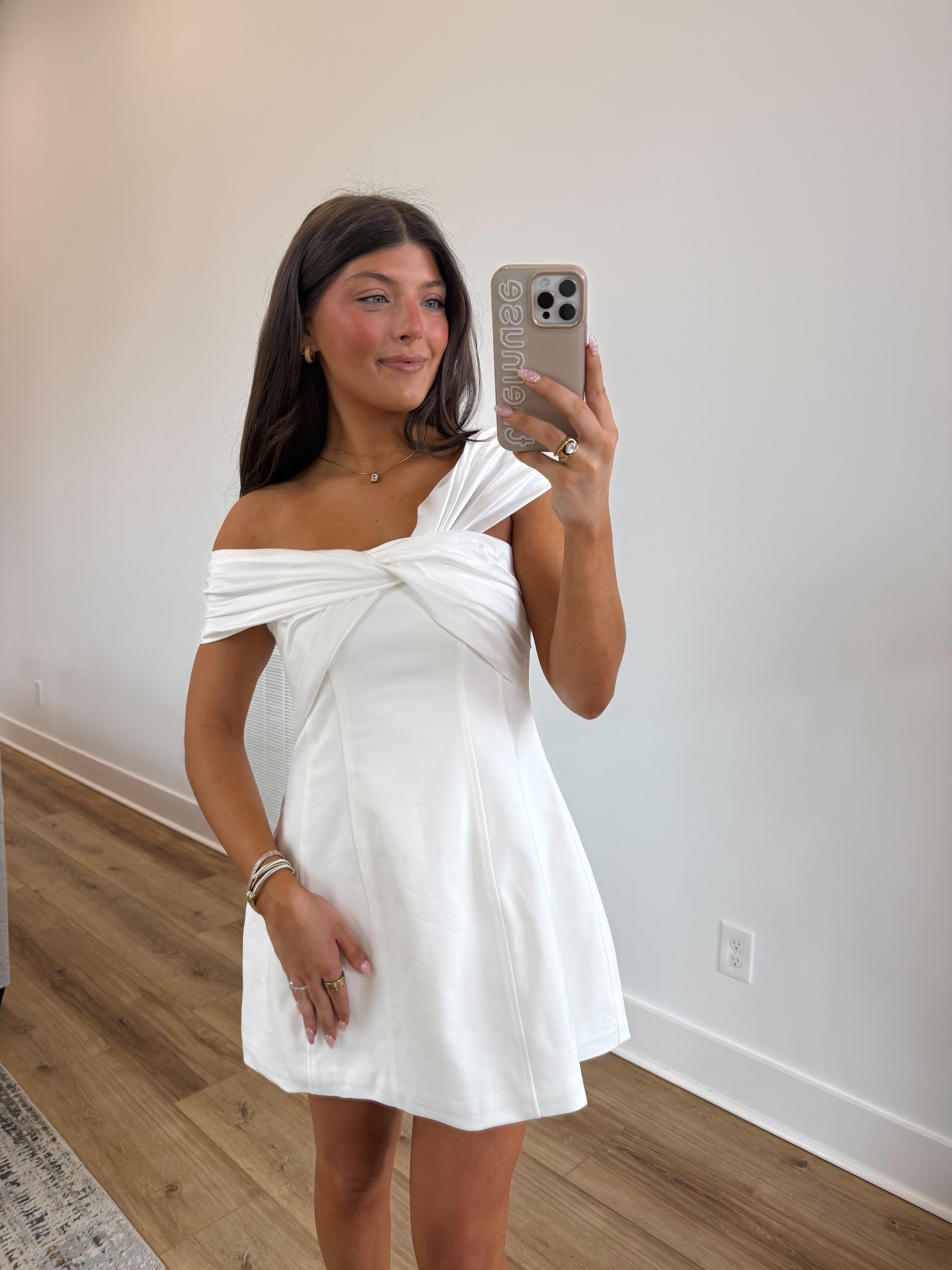 The Twisted Vows Dress (White)