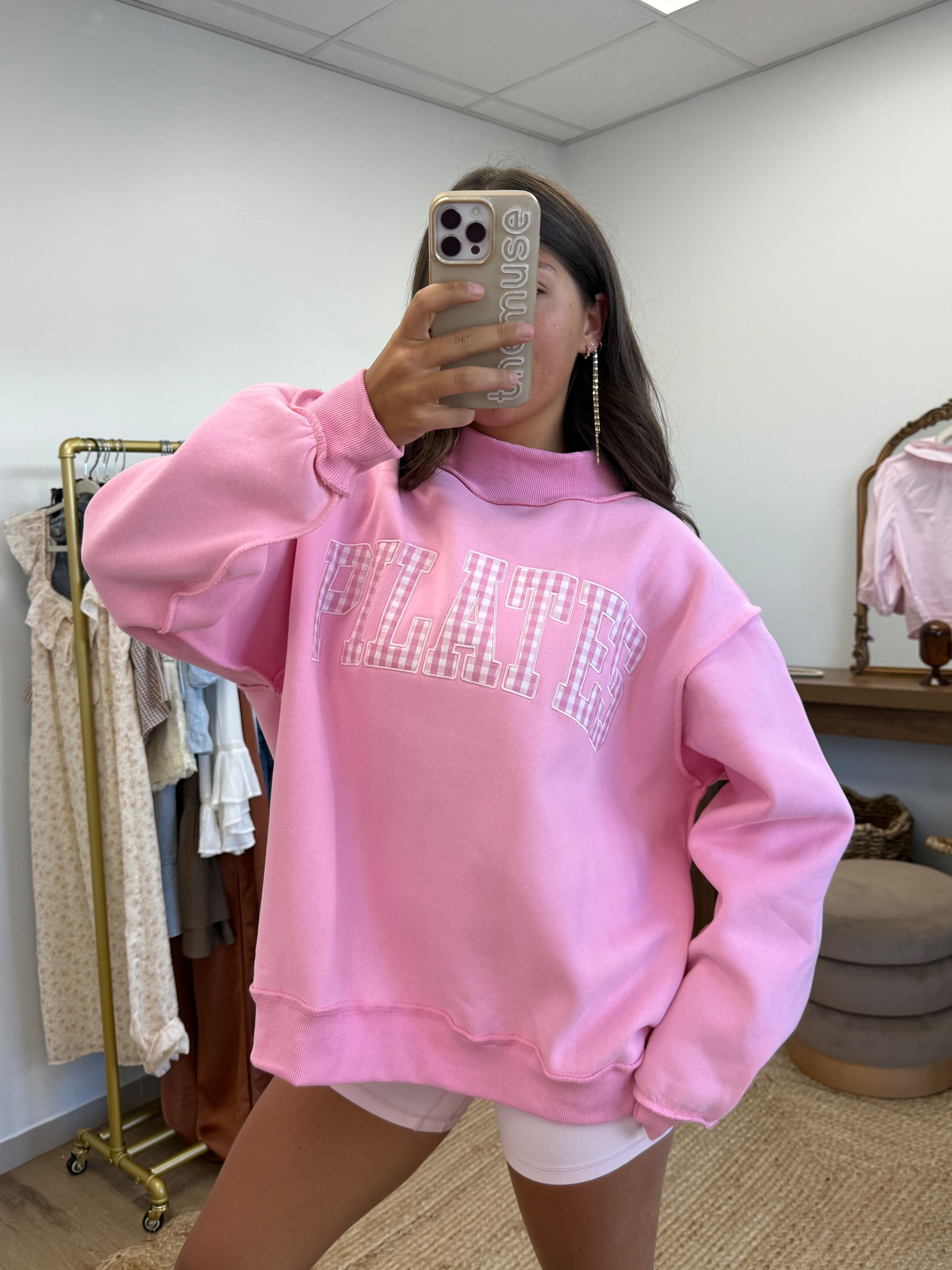 Pilates Mockneck (Pink)